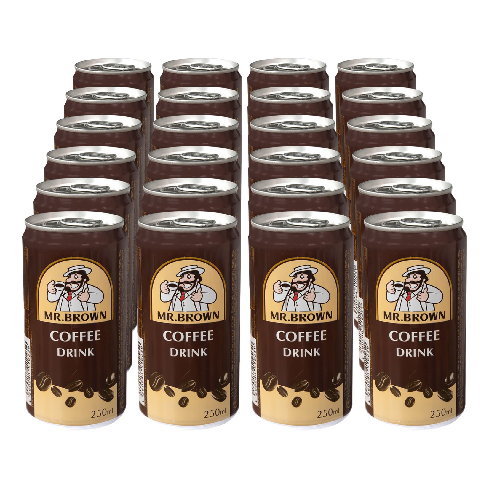 Mr. Brown Coffee 0,25 Liter Dose, 24er Pack - Bild 1
