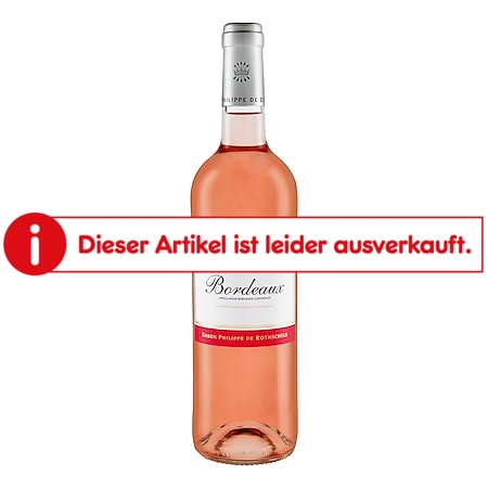 Baron Philippe de Rothschild Bordeaux AOC Rosé 12,5 % vol 0,75 Liter - Bild 1