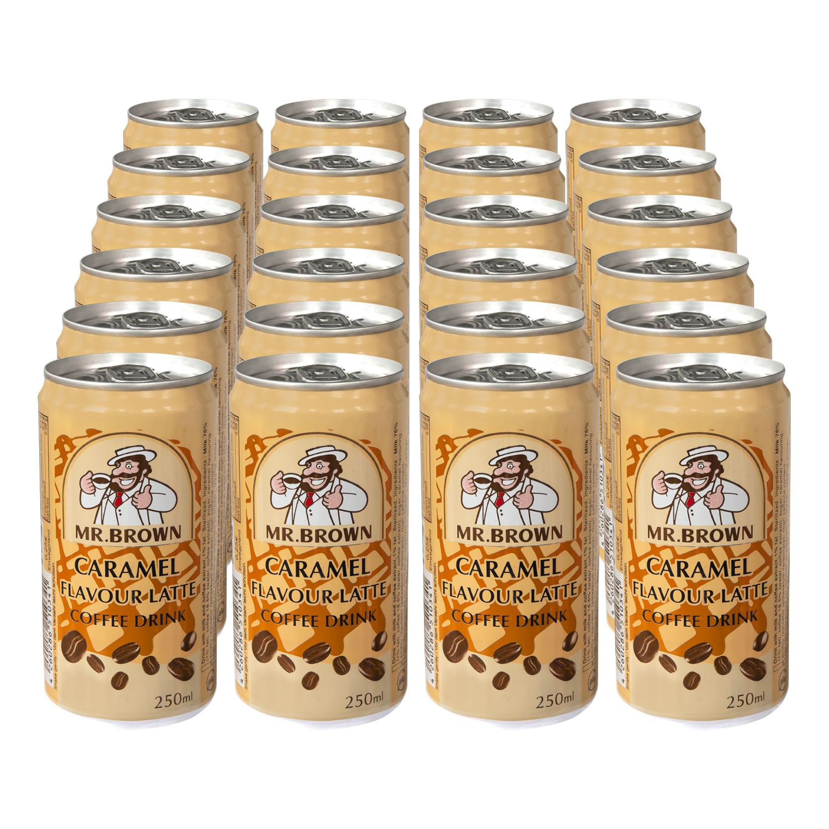 Mr. Brown Caramel Latte 0,25 Liter Dose, 24er Pack - Bild 1