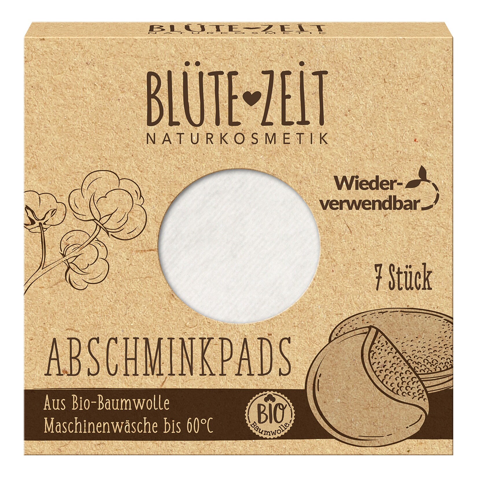 BL&Uuml;TE-ZEIT Abschmink-Pads 7 ST - Bild 1