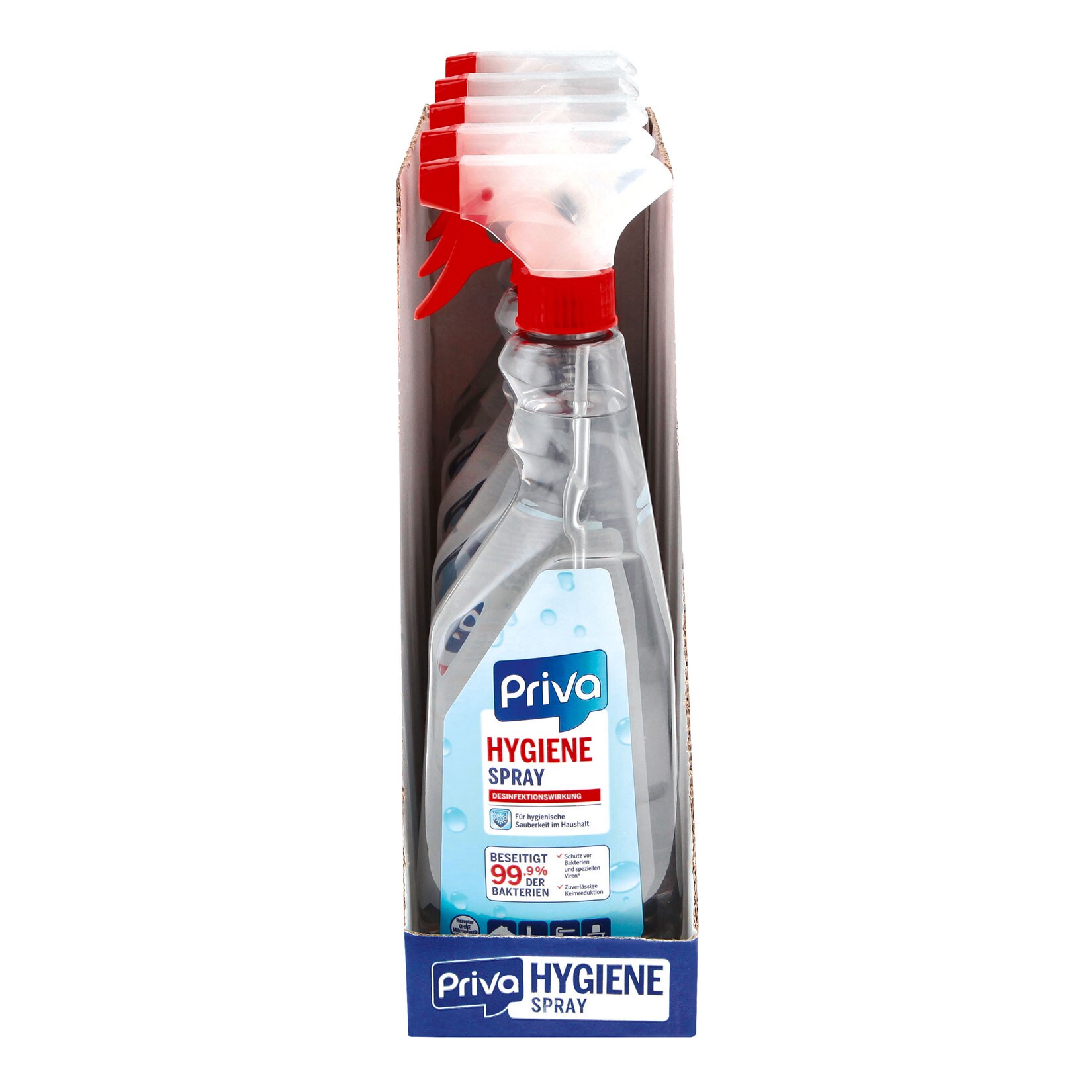 Priva Hygiene Spray 750 ml, 5er Pack
