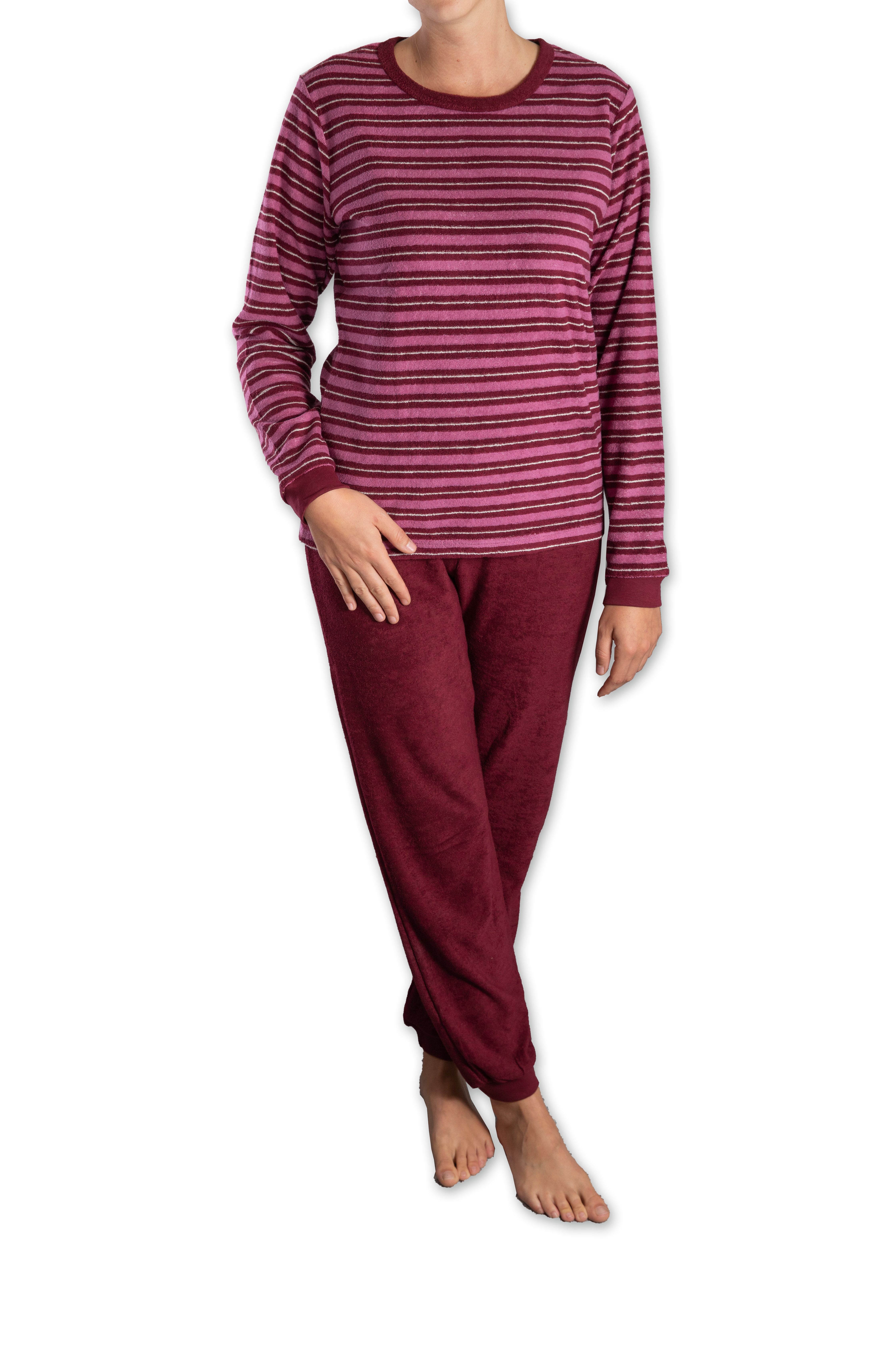 Spirit of Colours Frottee Pyjama GOTS - Gr&ouml;&szlig;e S - versch. Gr&ouml;&szlig;en - Bild 1