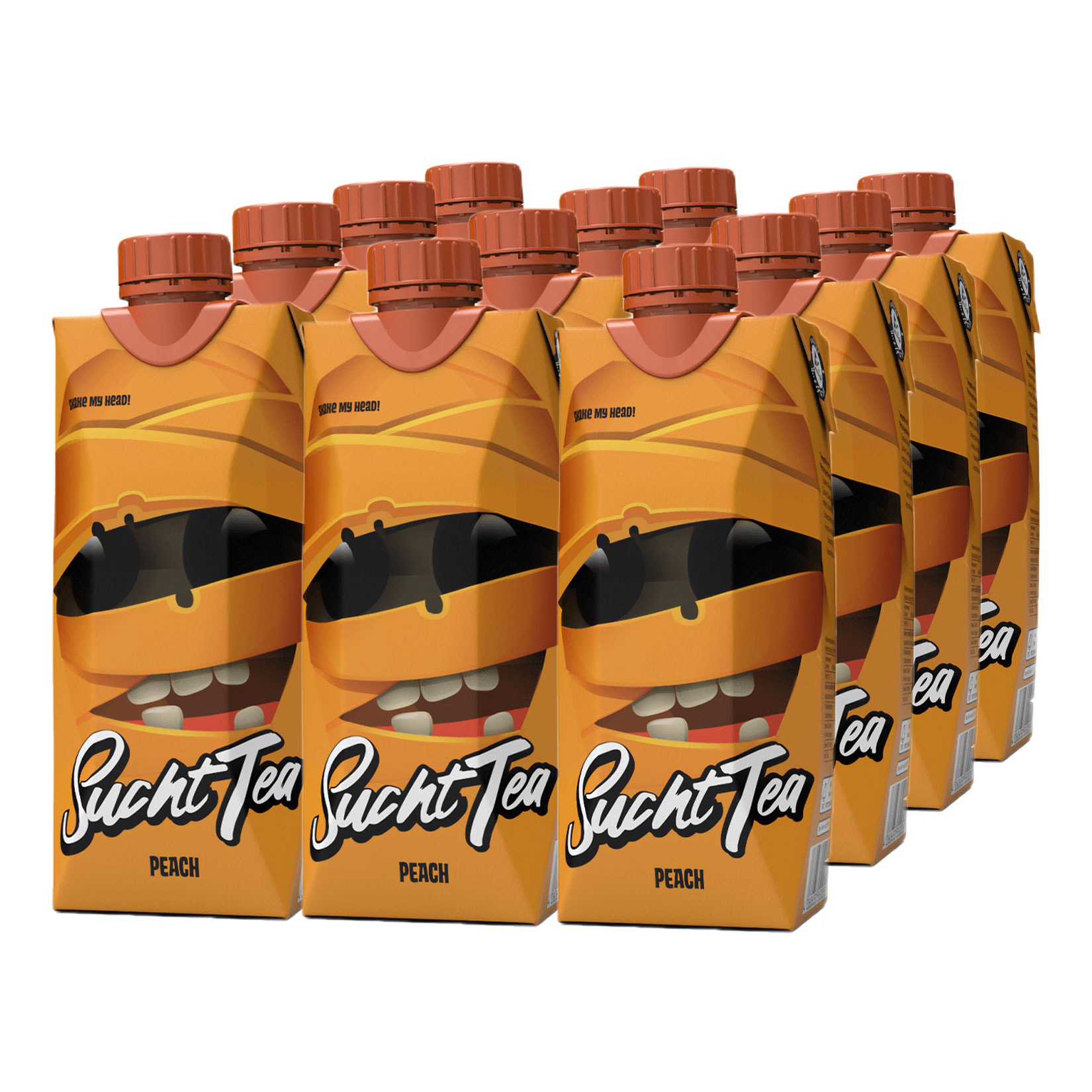 Suchttea Eistee Pfirsich 0,5 Liter, 12er Pack - Bild 1