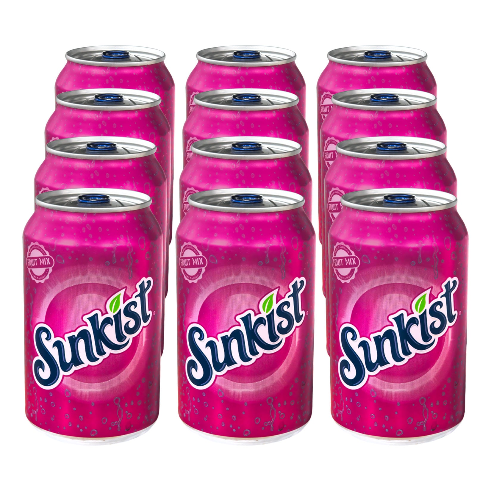 Sunkist Fruit Mix Limonade 0,33 Liter Dose, 12er Pack - Bild 1