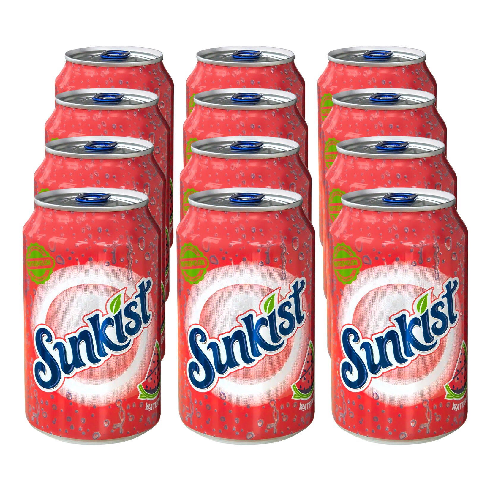 Sunkist Watermelon Limonade 0,33 Liter Dose, 12er Pack - Bild 1