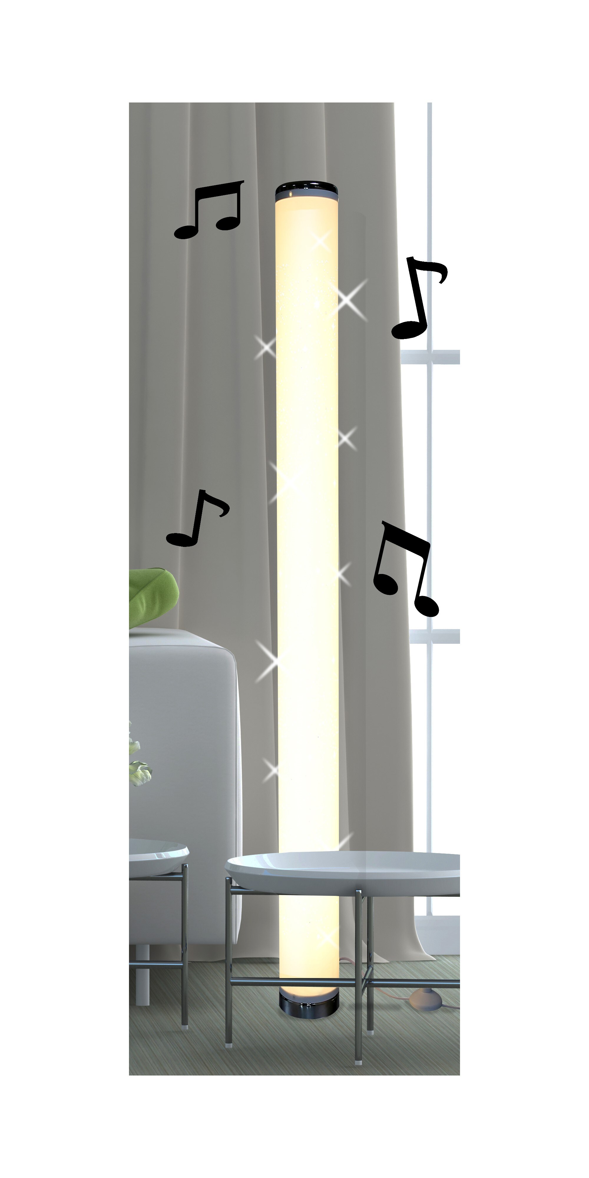 StarQ LED Stehleuchte RGB mit Sound - Bild 1