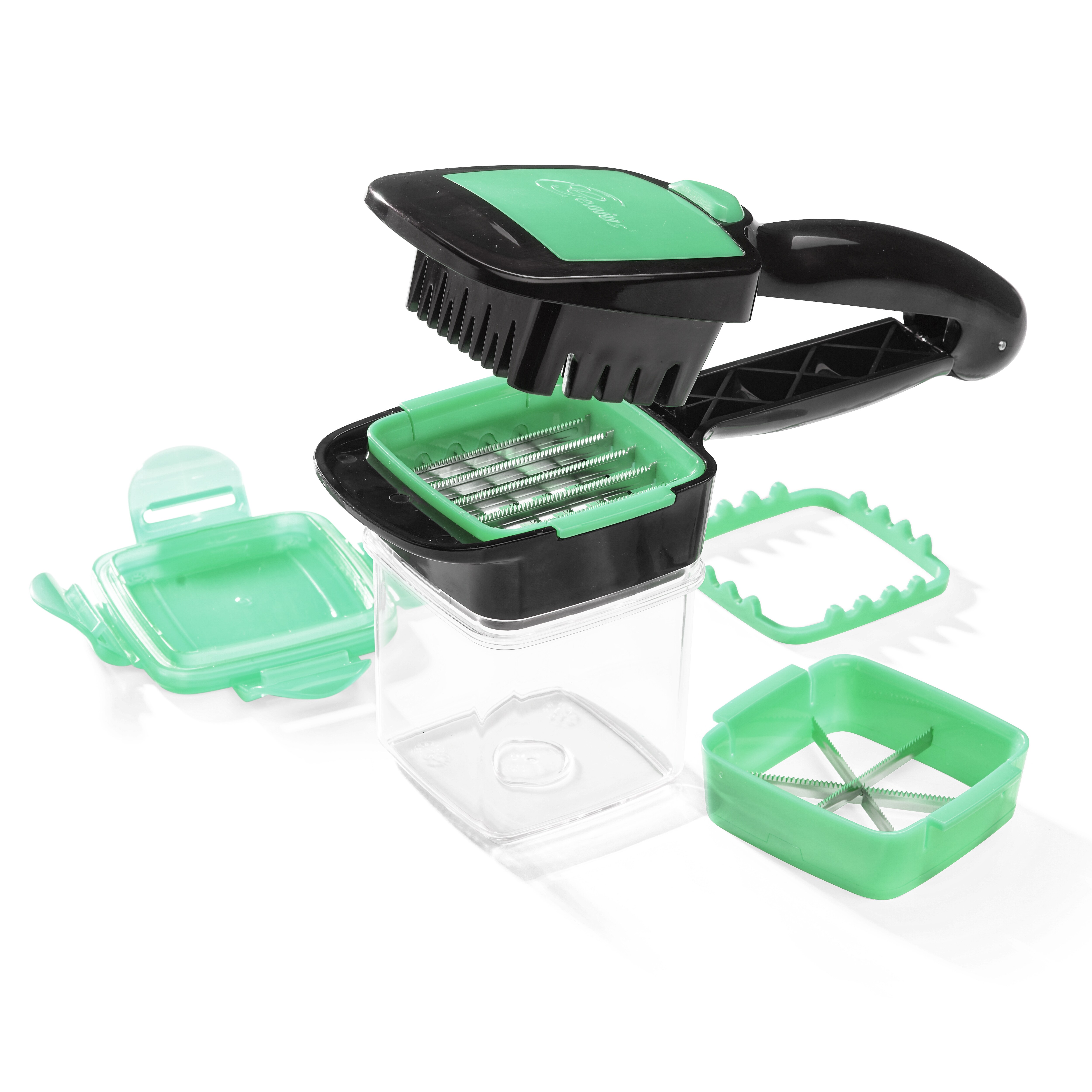 Nicer Dicer Quick, Set 7-tlg.,gr&uuml;n - Bild 1