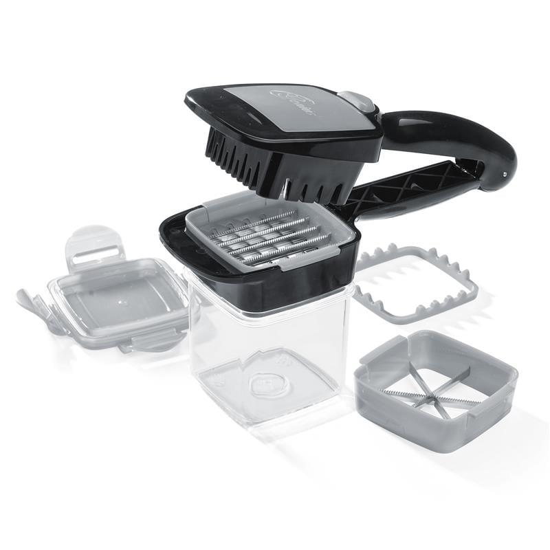 Nicer Dicer Quick, Set 7-tlg., schwarz/grau - Bild 1