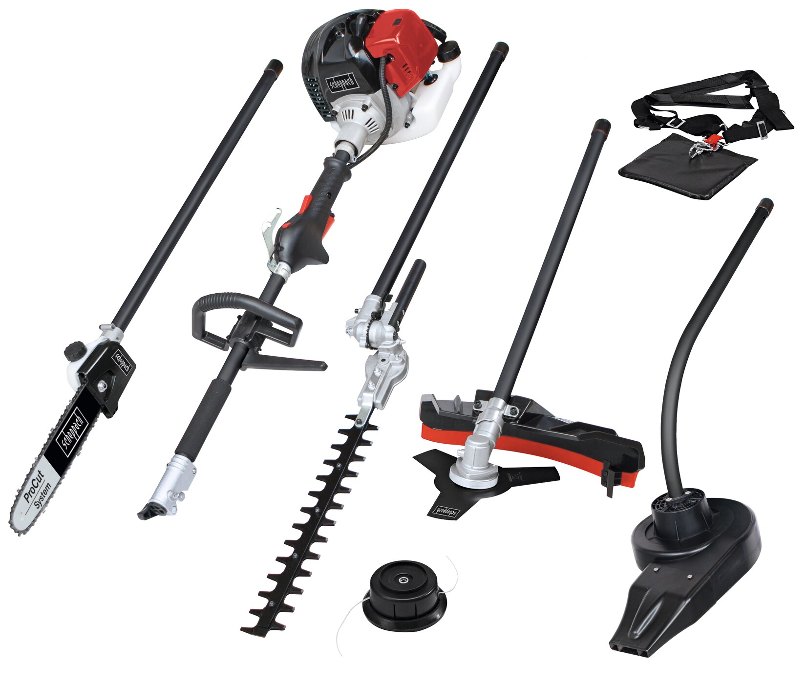 Scheppach 5in1 Multigartengerät MTC42-5P | 04046664107507