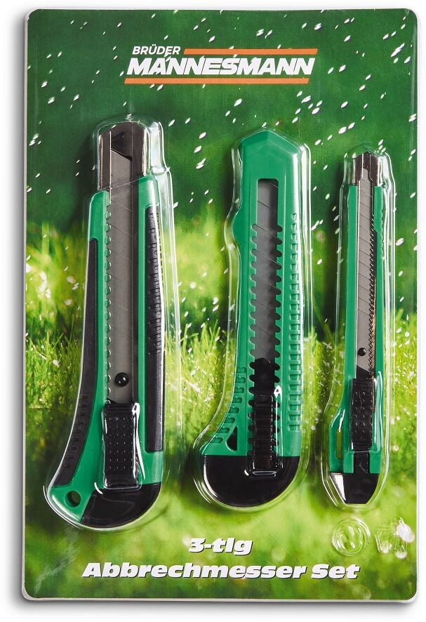Abbrechmesser-Satz 3-tlg.