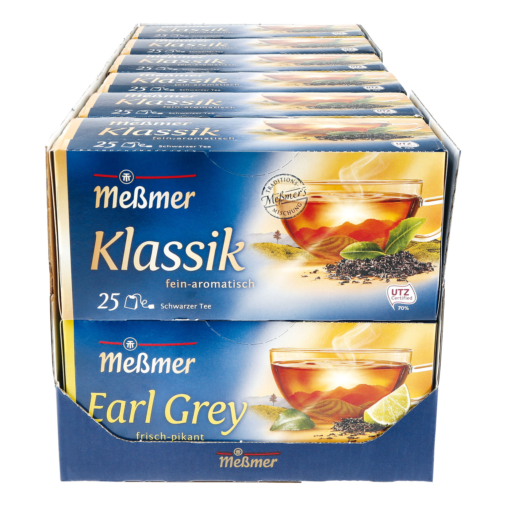 Me&szlig;mer Schwarztee verschiedene Sorten 43,75 g, 12er Pack - Bild 1