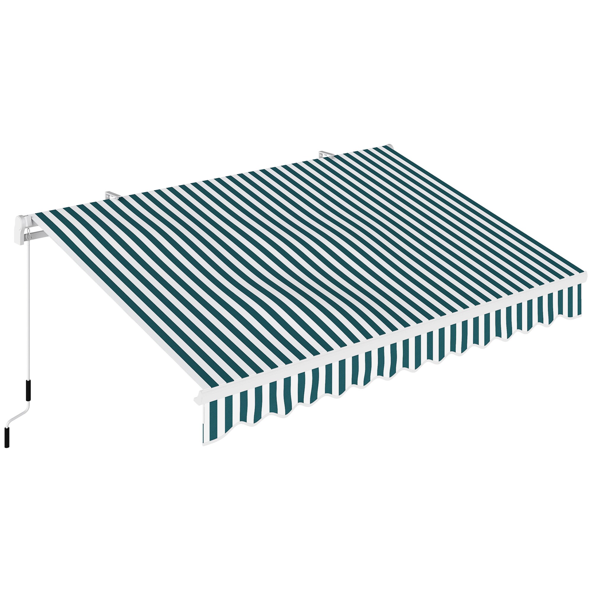 Outsunny Fenstermarkise Aluminium, Eisen, Polyester - Bild 1