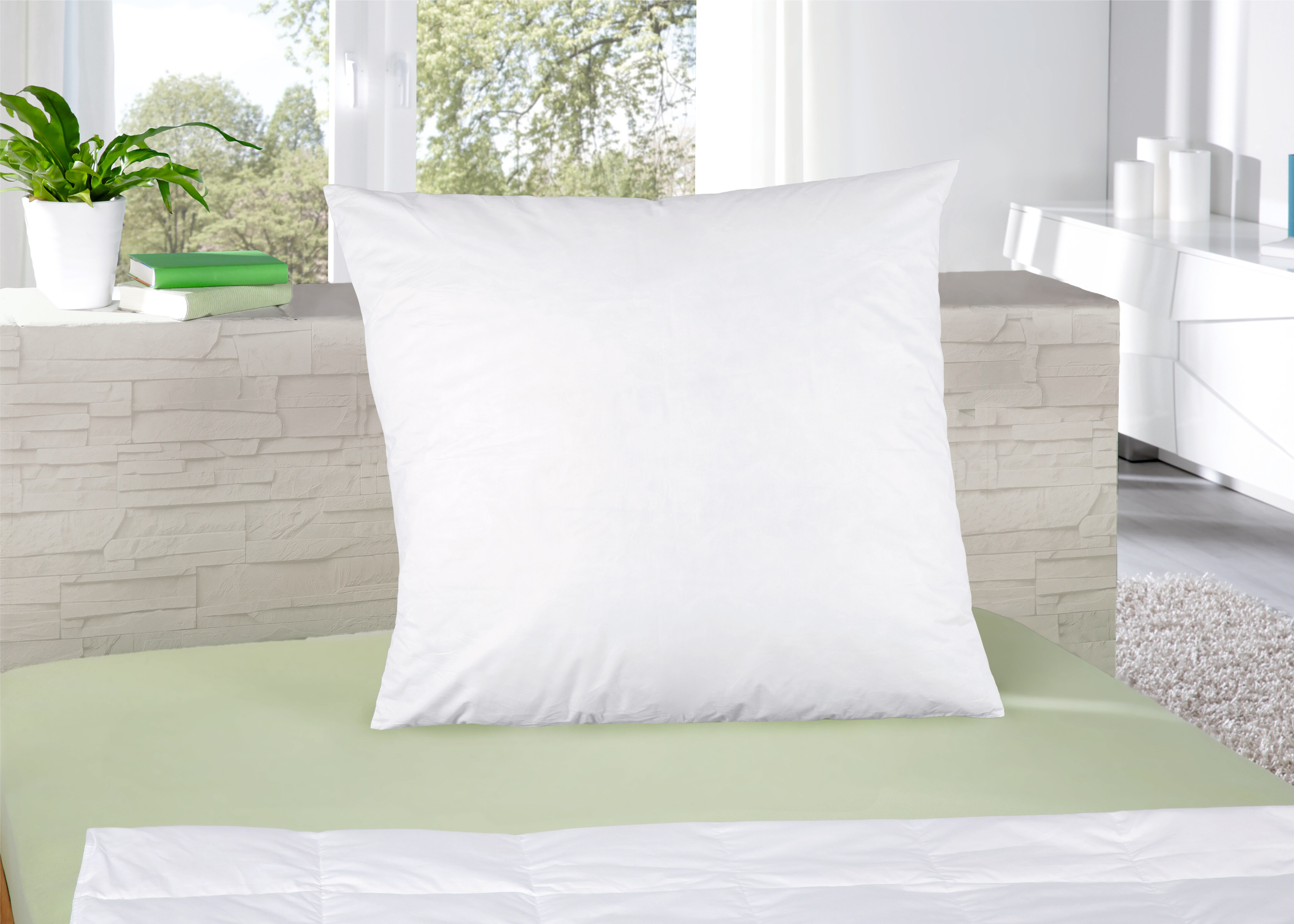 Dekor Federkopfkissen ca. 80x80 cm - Bild 1