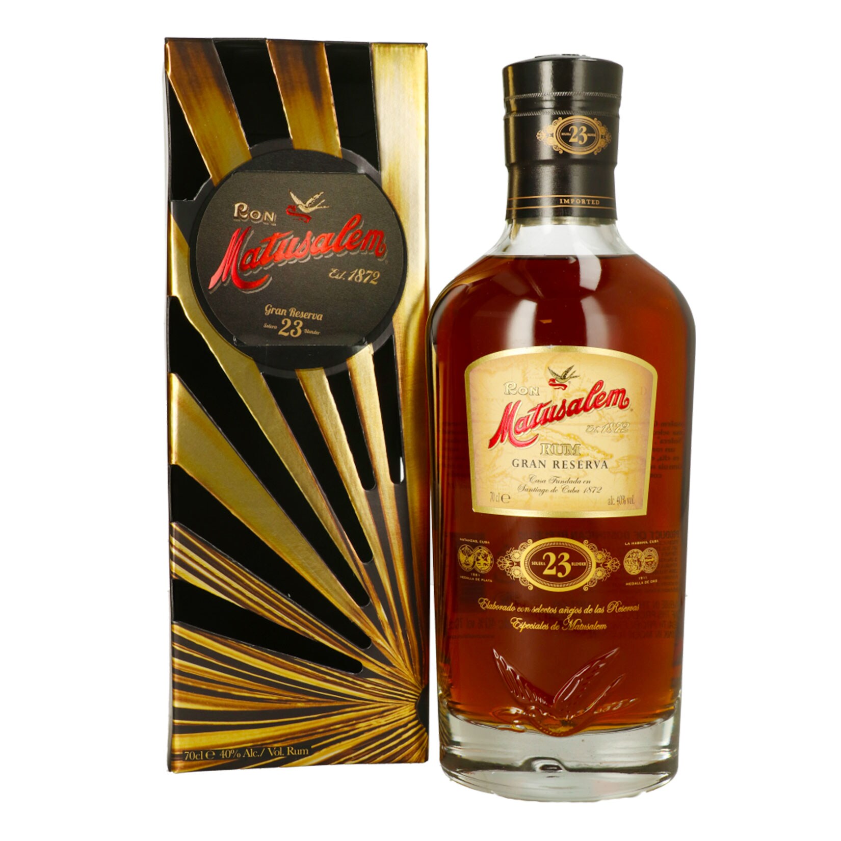 Matusalem 23 Jahre Rum 40,0 % vol 0,7 Liter