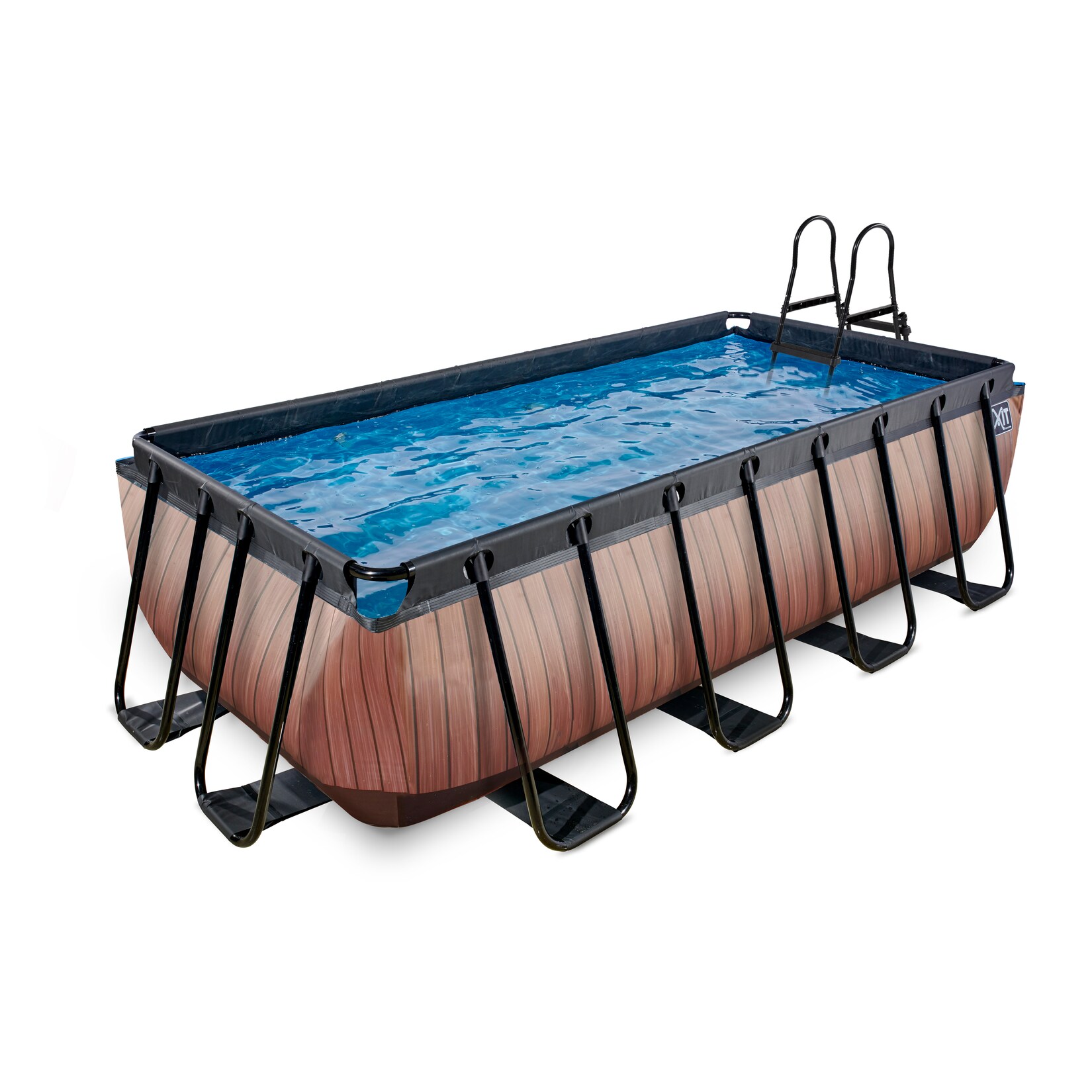 EXIT Frame Pool 400x200x100cm mit Sandfilterpumpe, versch. Ausführungen | 08719743254275
