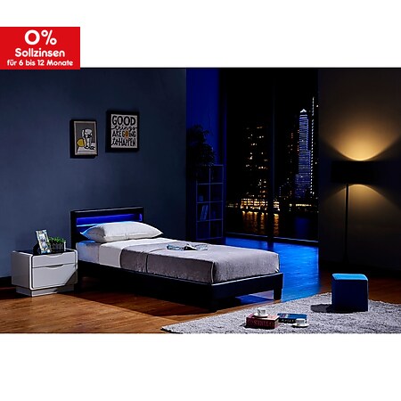Home Deluxe LED Bett Astro inkl. Matratze versch. Größen und Farben - Bild 1