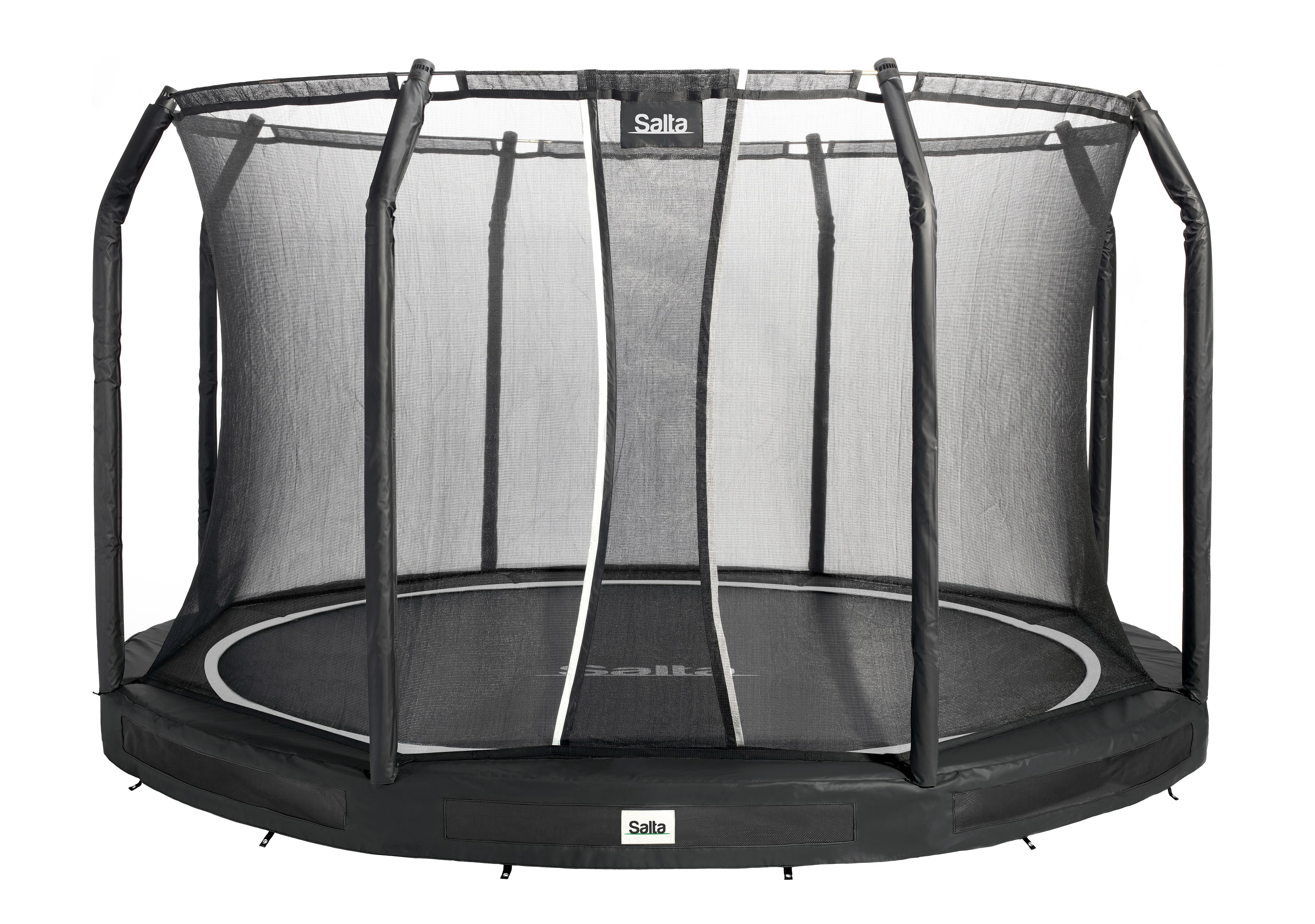 SALTA Premium Ground Trampolin ca. 251 cm - Rund Schwarz - versch. Ausf&uuml;hrungen - Bild 1