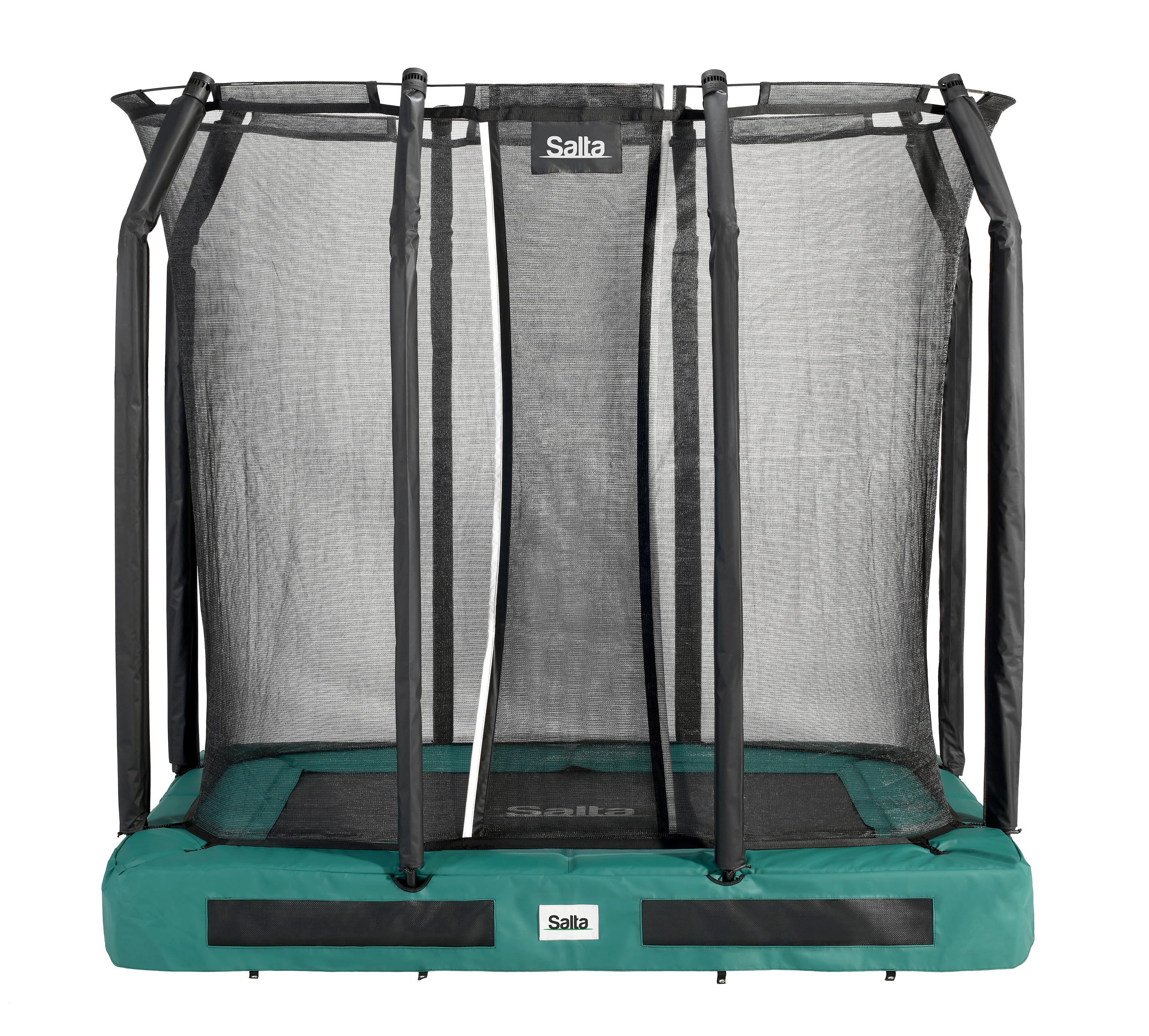 SALTA Premium Ground Trampolin ca. 214x153 cm - Rechteckig Gr&uuml;n - versch. Ausf&uuml;hrungen - Bild 1