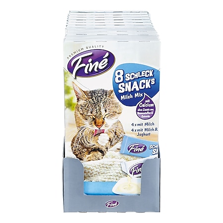 Finè Schleck-Snack Milch-Mix 8 x 10g, 11er Pack - Bild 1