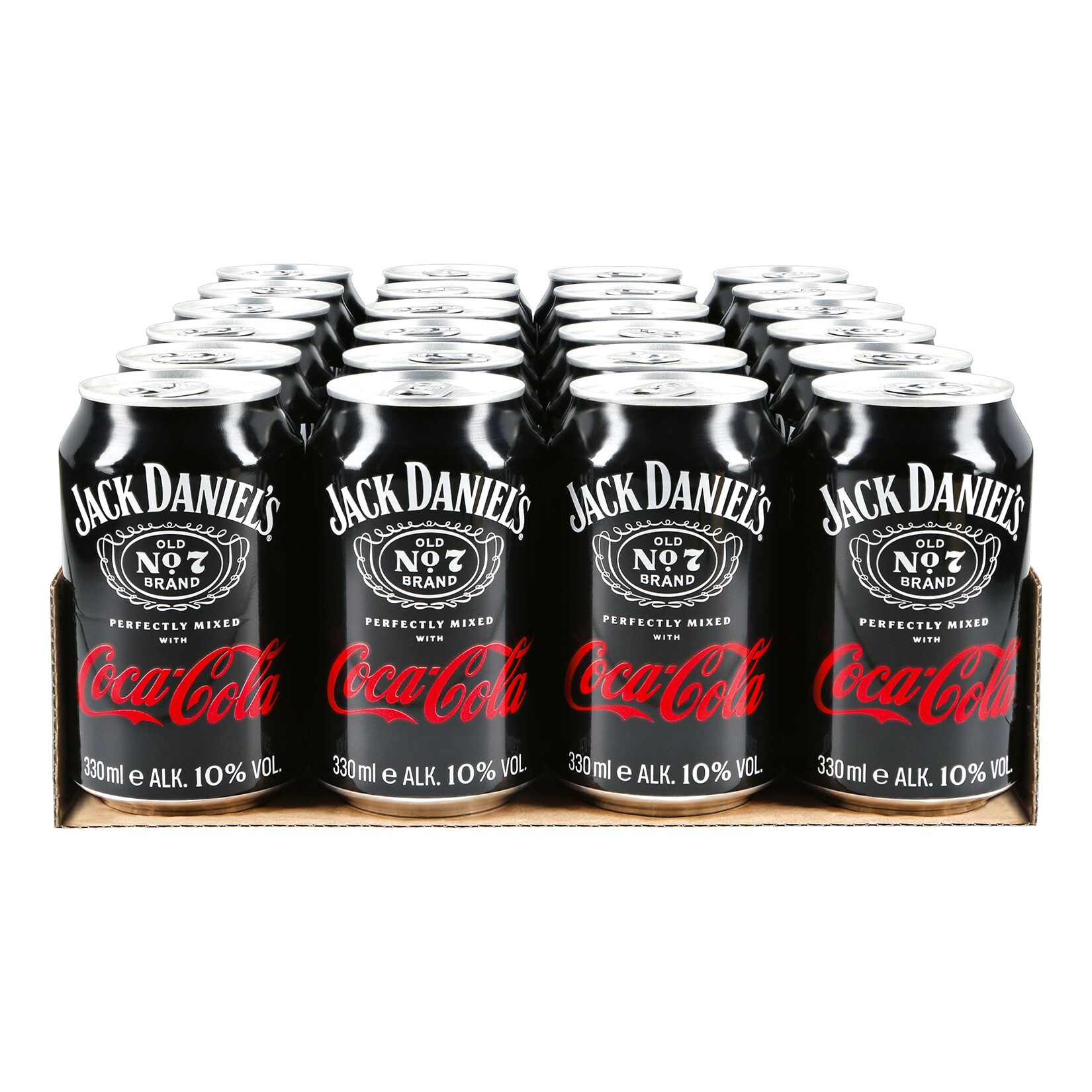Jack Daniels & Coca Cola 10,0 % vol 0,33 Liter, 24er Pack | 05099873126073