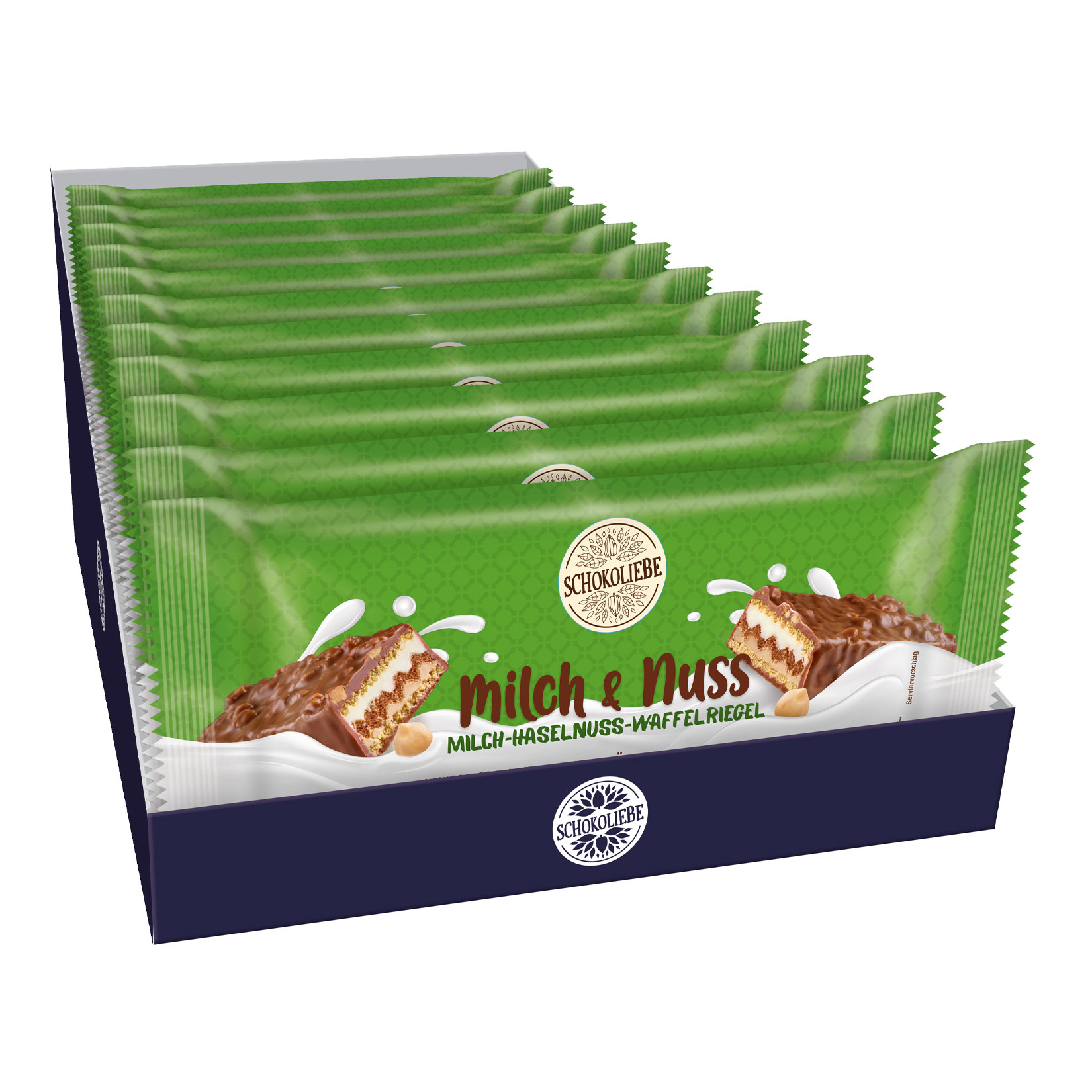 Schokoliebe Haselnussriegel 172,5 g, 11er Pack - Bild 1