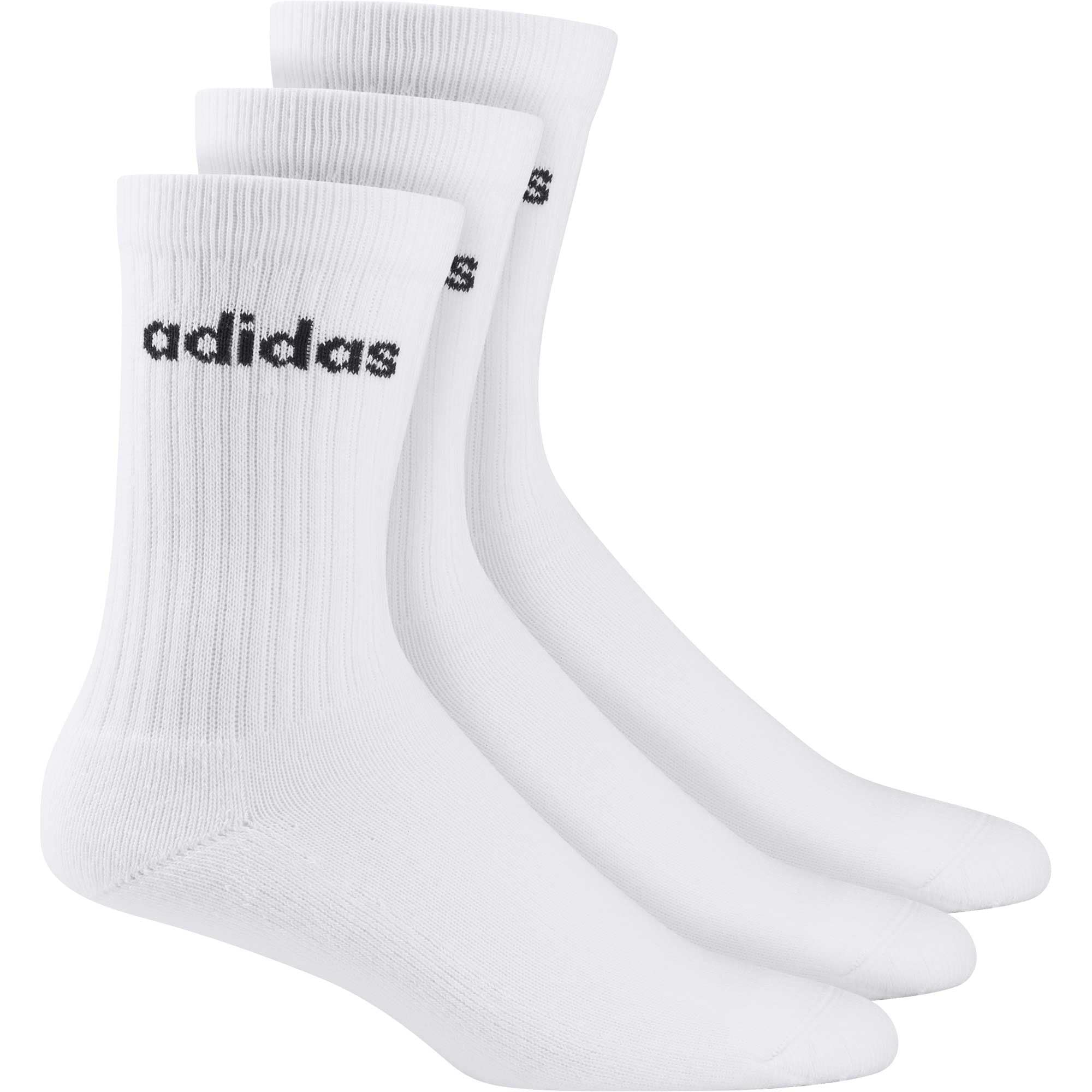 Adidas Sportsocken - versch. Farben und Gr&ouml;&szlig;en - wei&szlig;, Gr. M 40/42 - Bild 1