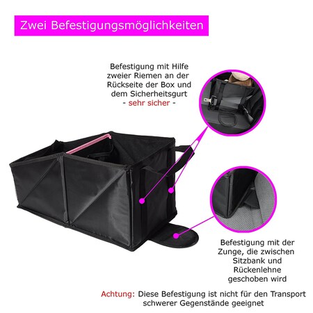 Wumbi Aufbewahrungsbox Pink KfZ Kofferraum Kofferraumtasche Organizer Auto  Tasche online kaufen bei Netto