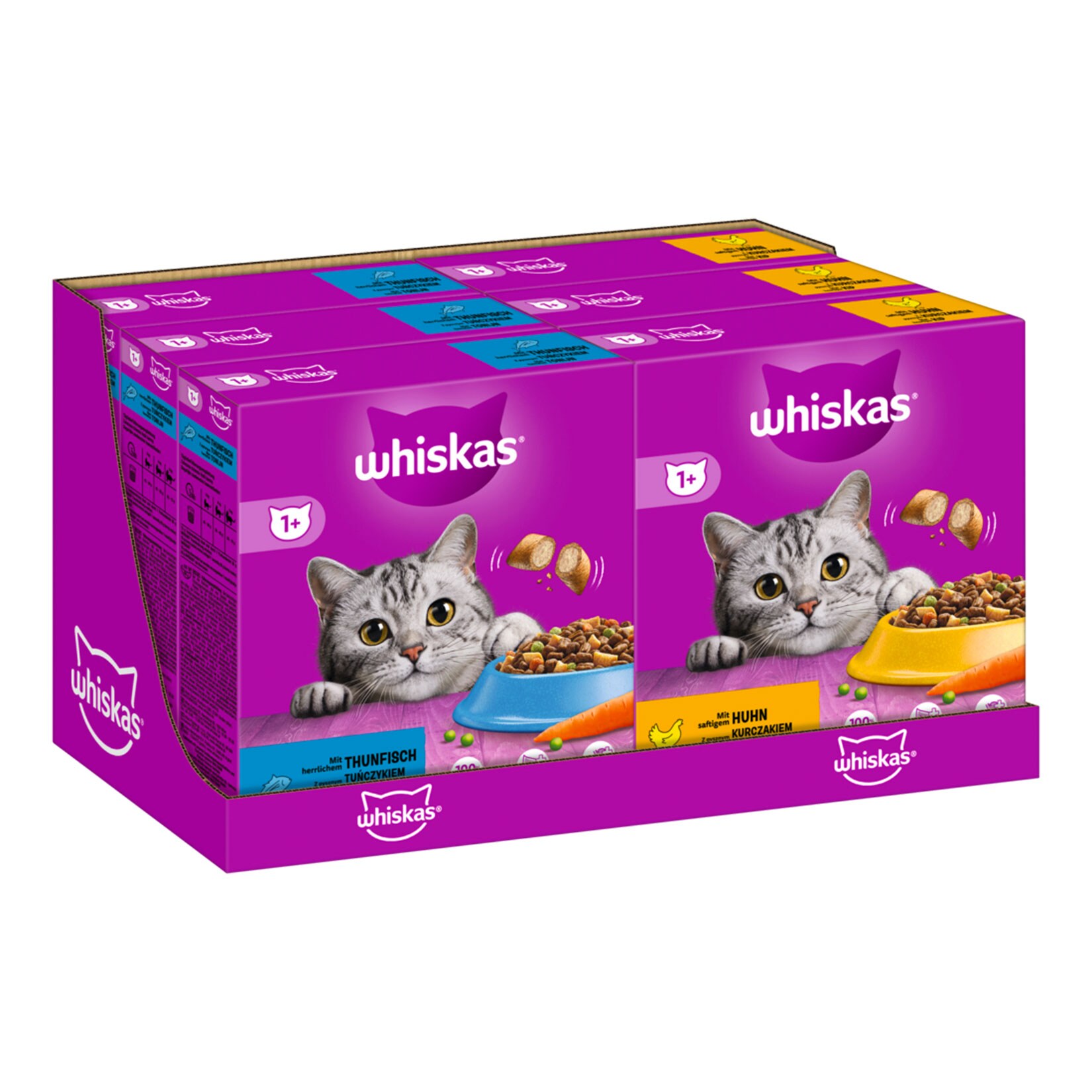 Whiskas Katzennahrung 800 g, verschiedene Sorten, 6er Pack - Bild 1