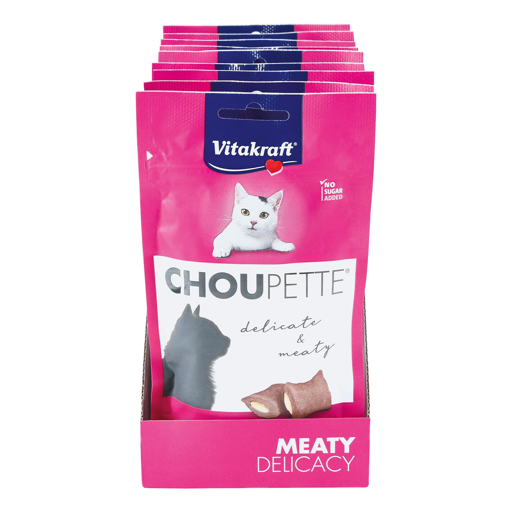 Vitakraft Katzensnack Choupette Käse 40 g, 9er Pack