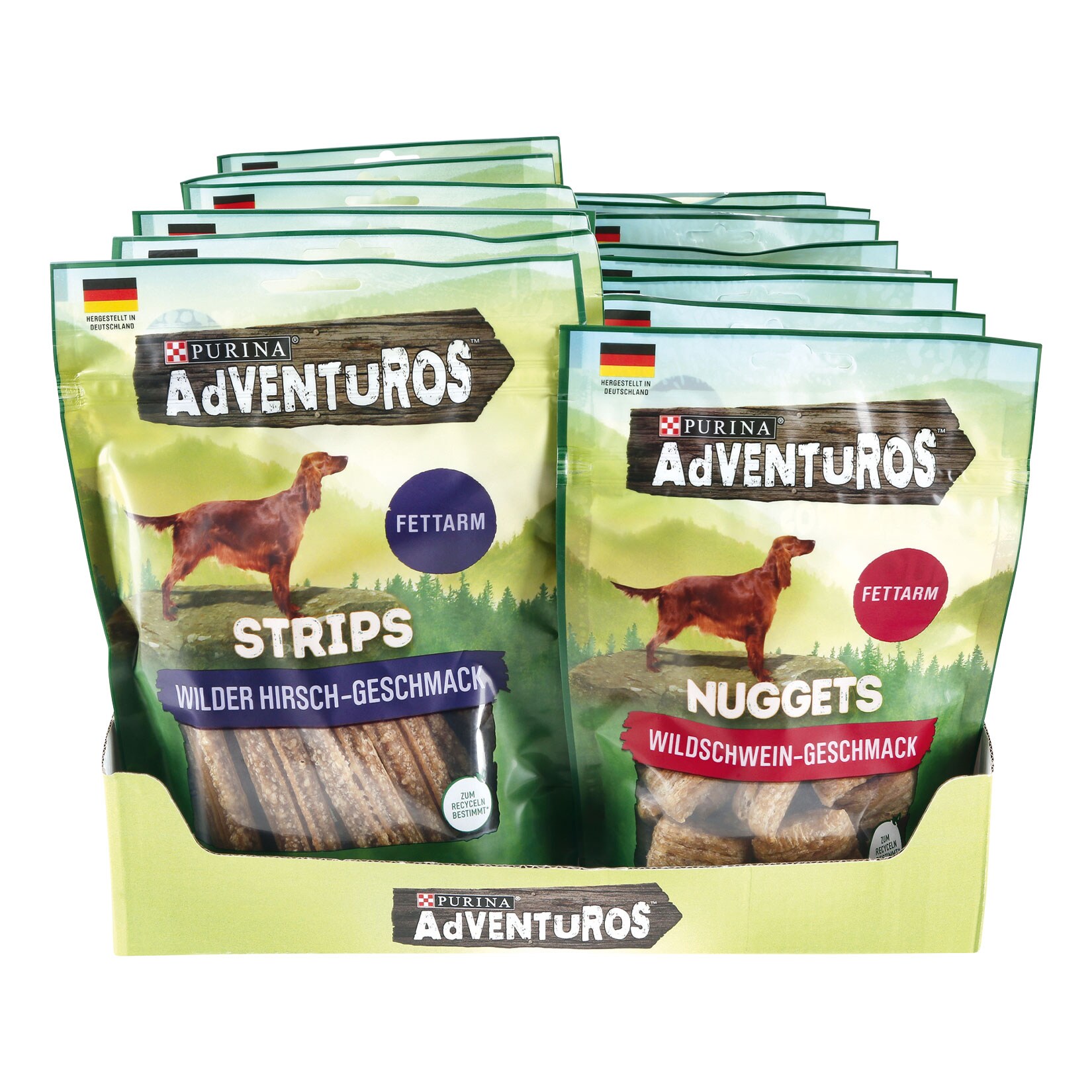 PURINA Adventuros Hundesnack 90 g, verschiedene Sorten, 18er Pack - Bild 1