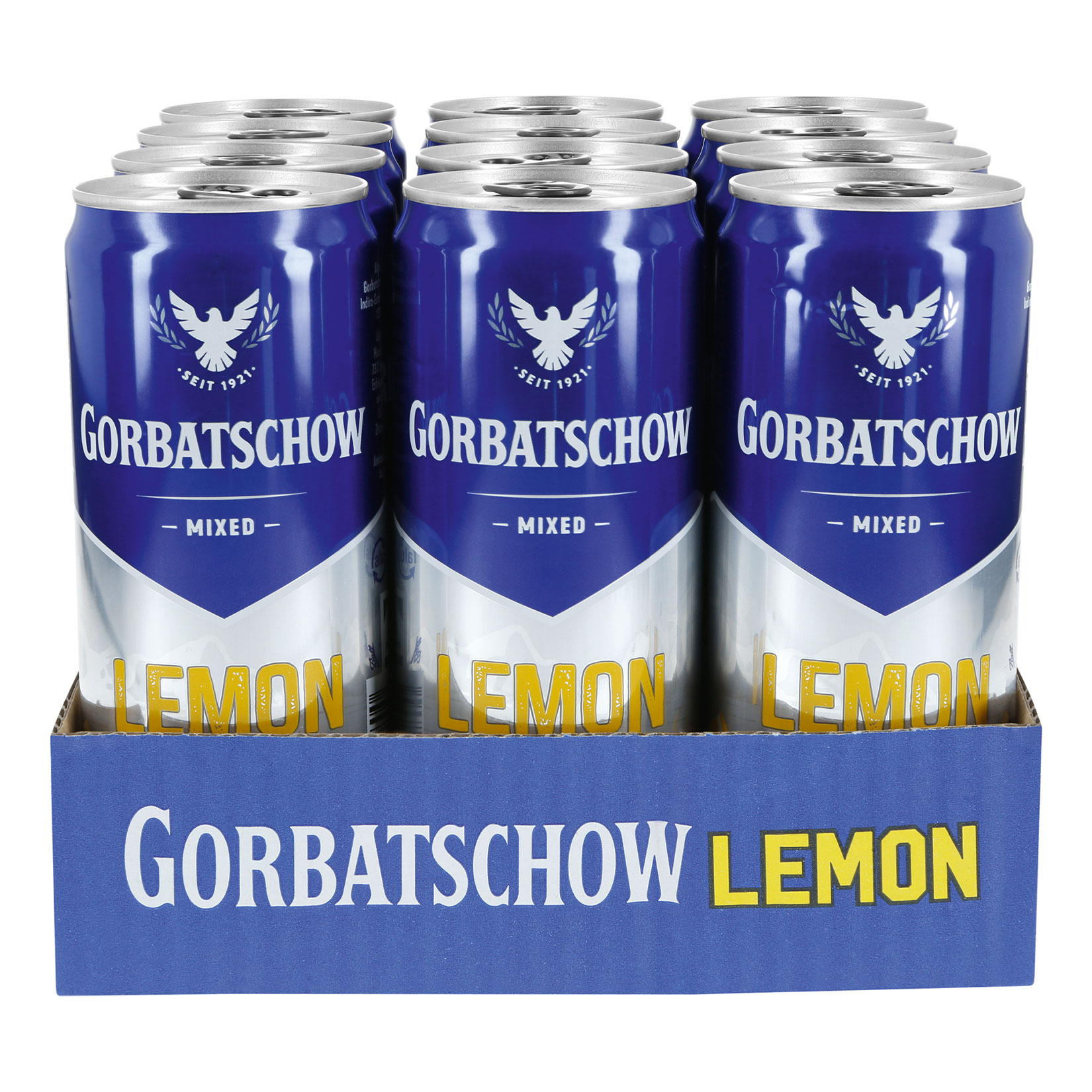 Gorbatschow Wodka & Lemon Mixgetr&auml;nk 10,0 % vol 0,33 Liter, 12er Pack - Bild 1