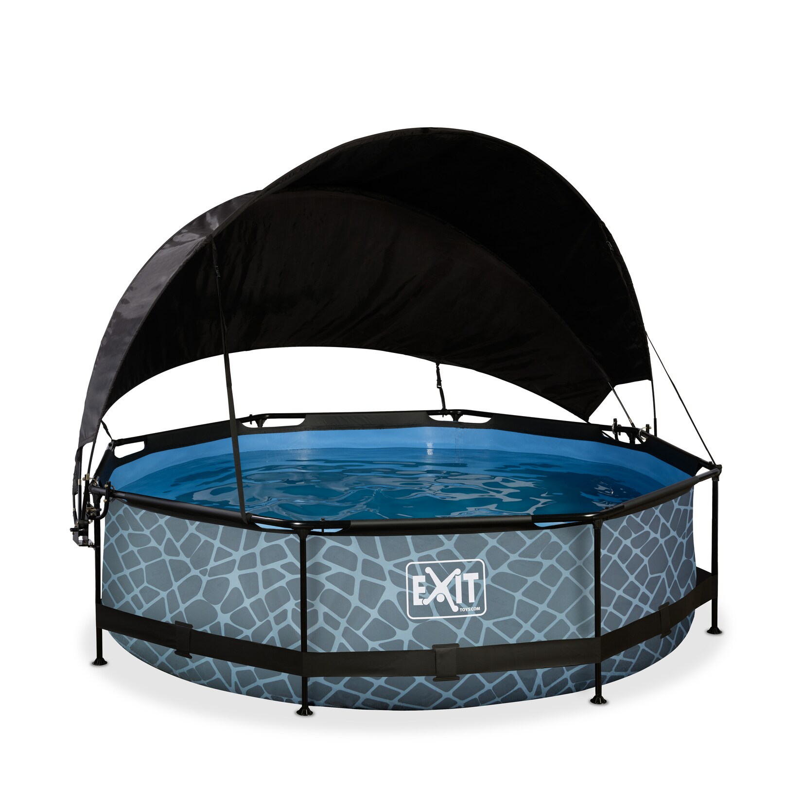 EXIT Frame Pool ø300x76cm mit Filterpumpe und Sonnensegel, versch Ausführungen | 08720088269213