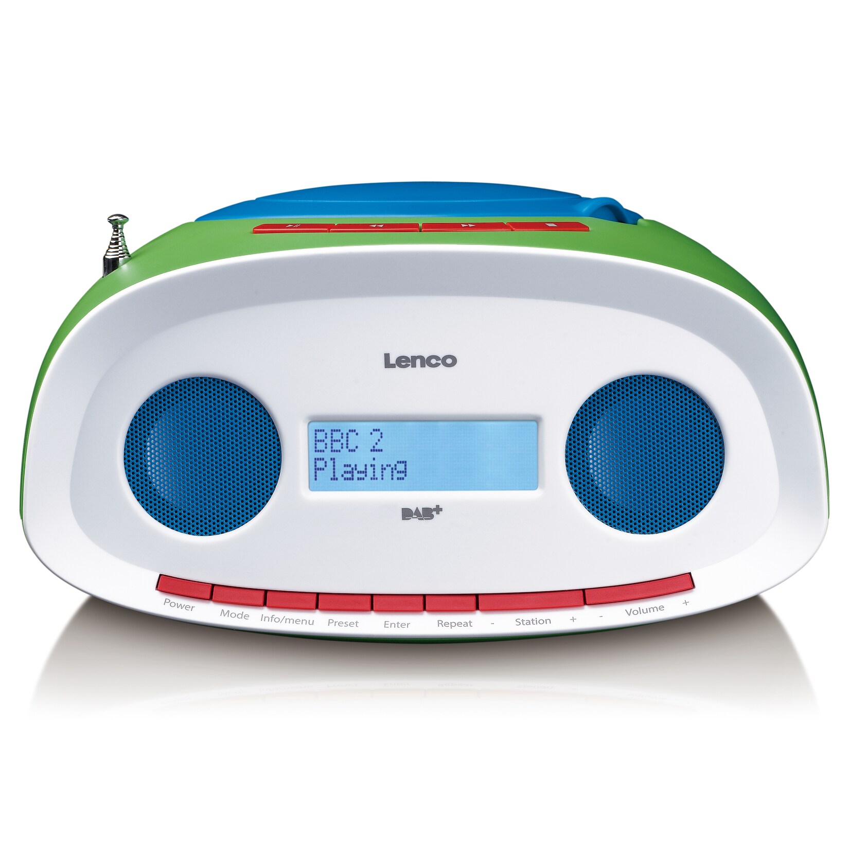 Lenco SCD-70 – Tragbares DAB+/FM- Radio CD/MP3-Player mit USB-Player – Mehrfarbig | 08711902037439