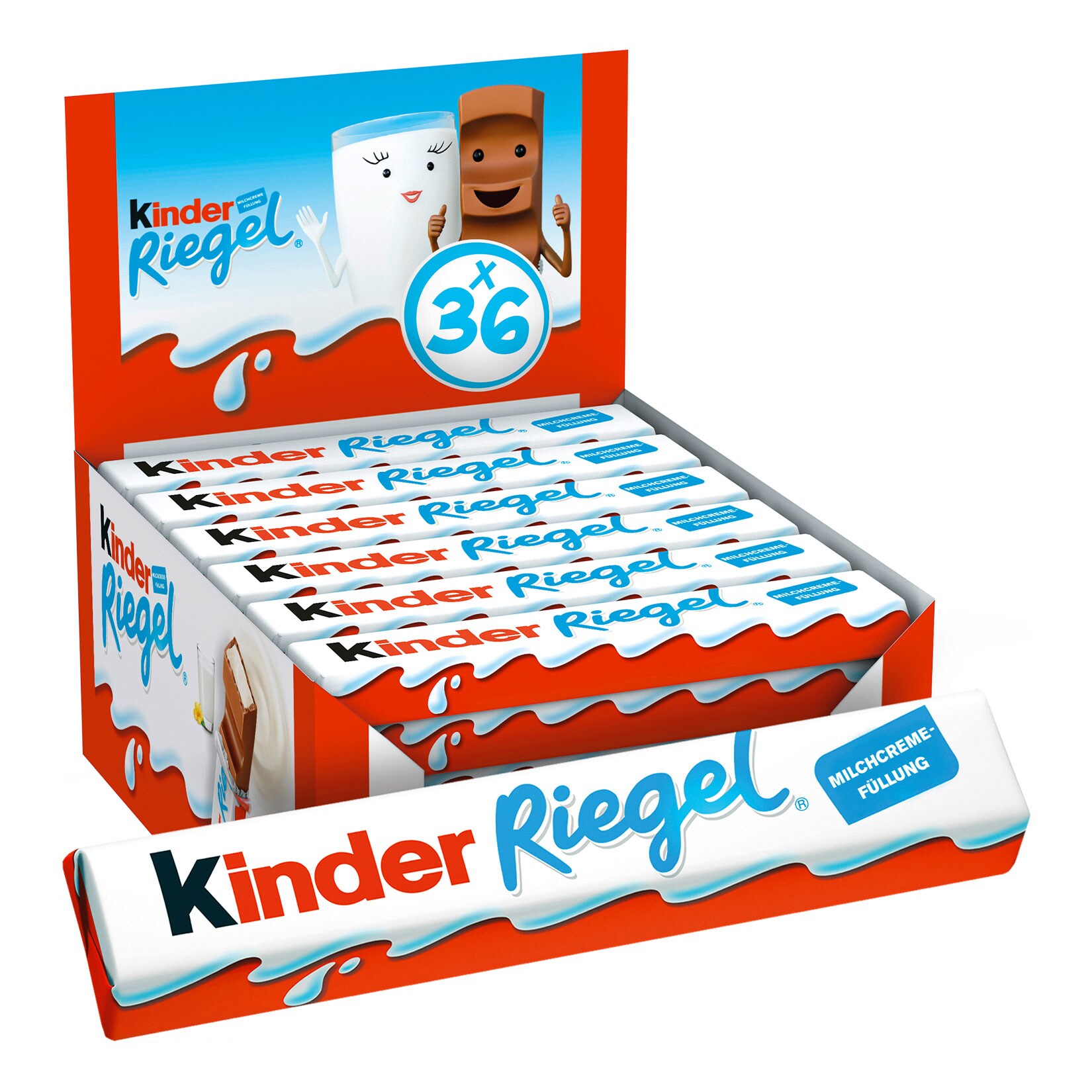Kinder Riegel 21 g, 36er Pack | 04008400223612