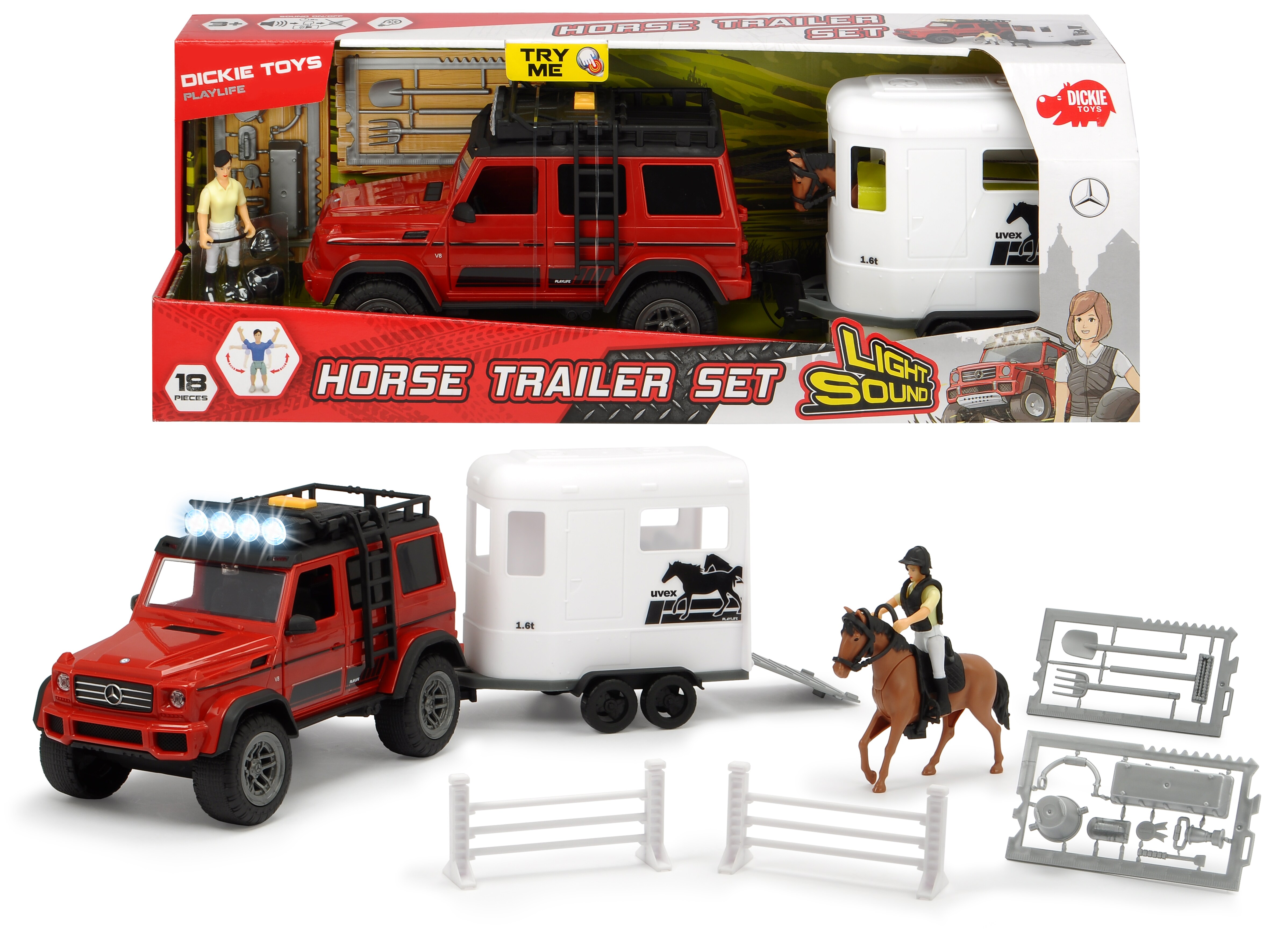 Dickie Toys Set - Horse Trailer - versch. Varianten - Bild 1