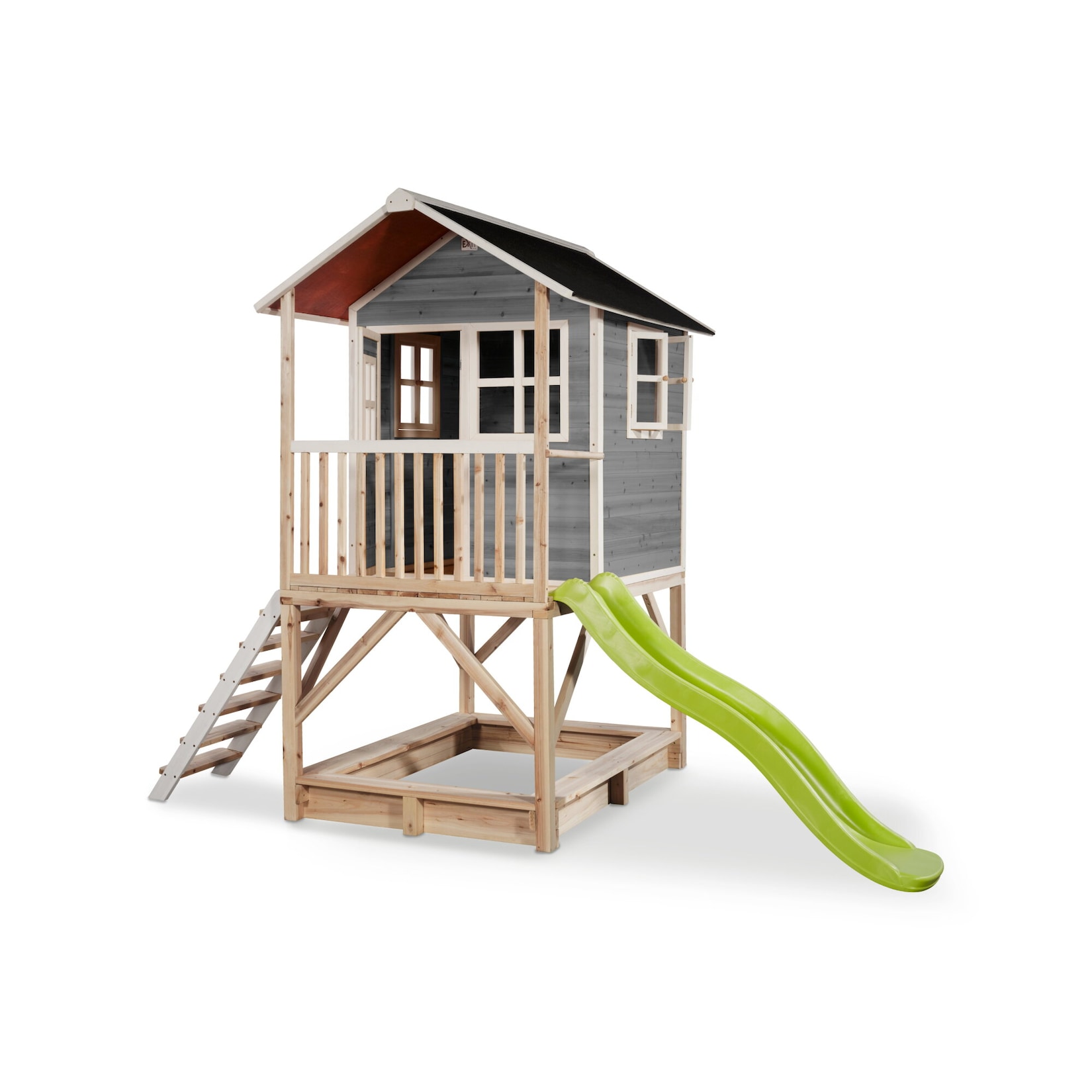 EXIT Loft 500 Holzspielhaus - grau