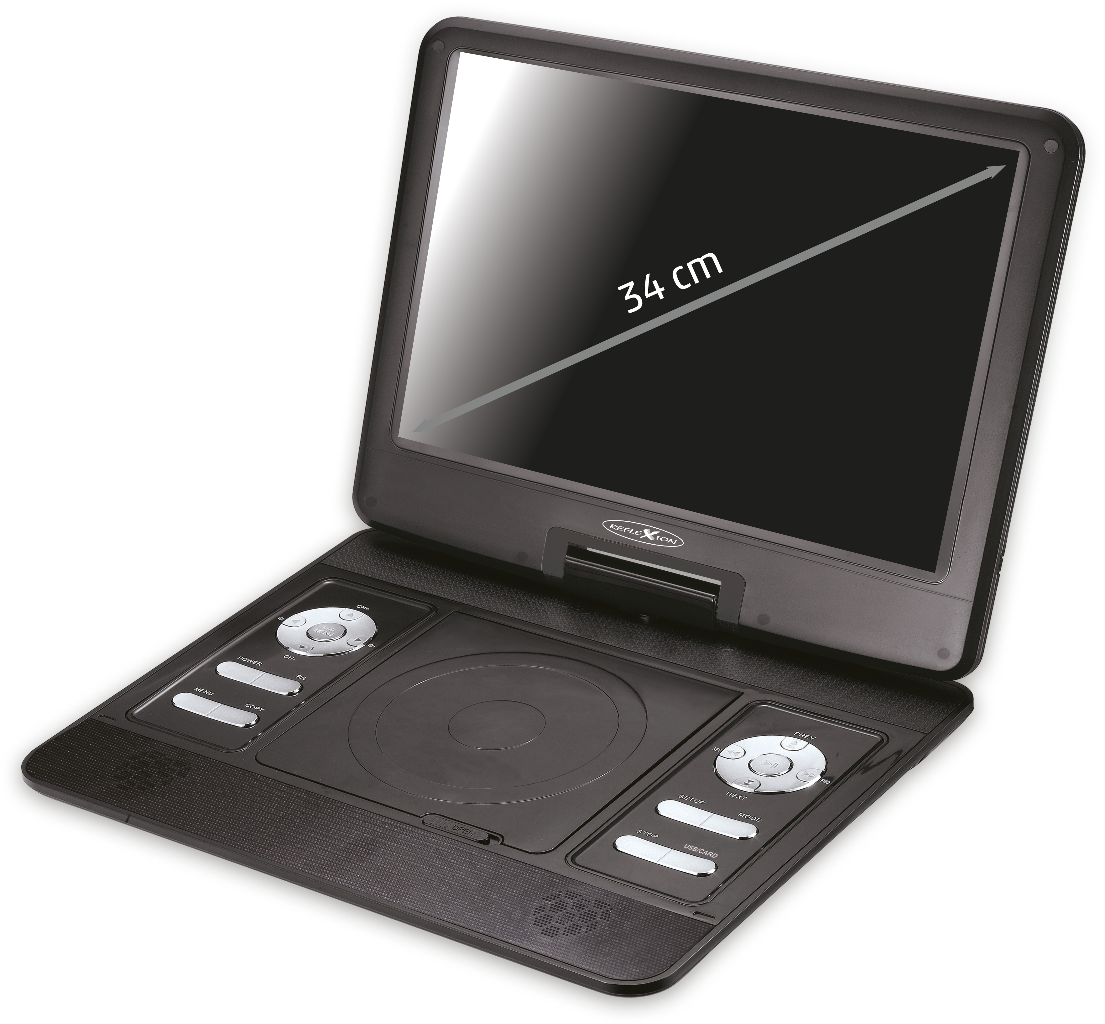 Reflexion DVD1322 34cm (13") LCD-Bildschirm mit DVD Player inkl. Gamepad - Bild 1