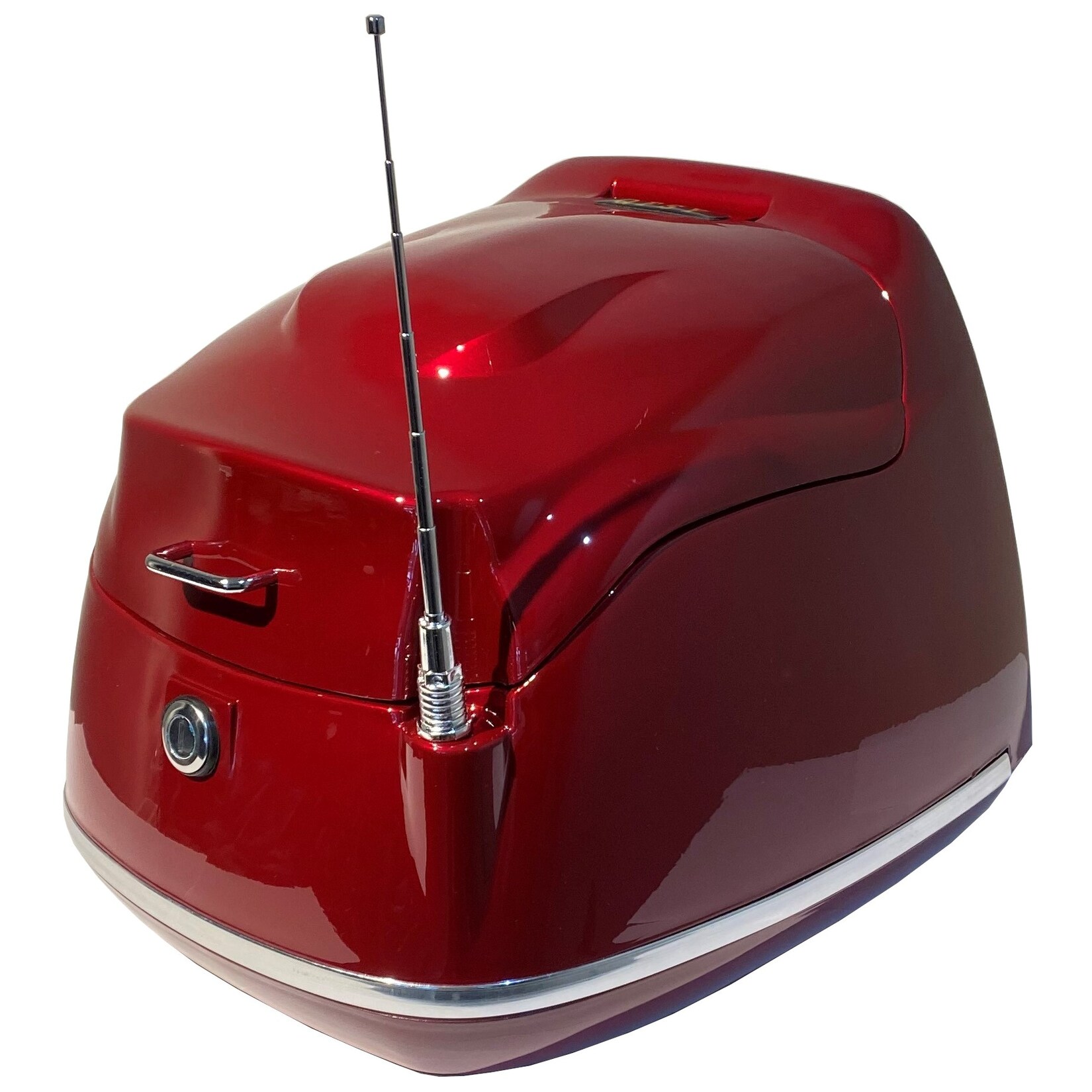 Alpha Motors Topcase Retro Roller-Zubehör weinrot | 00048544880672