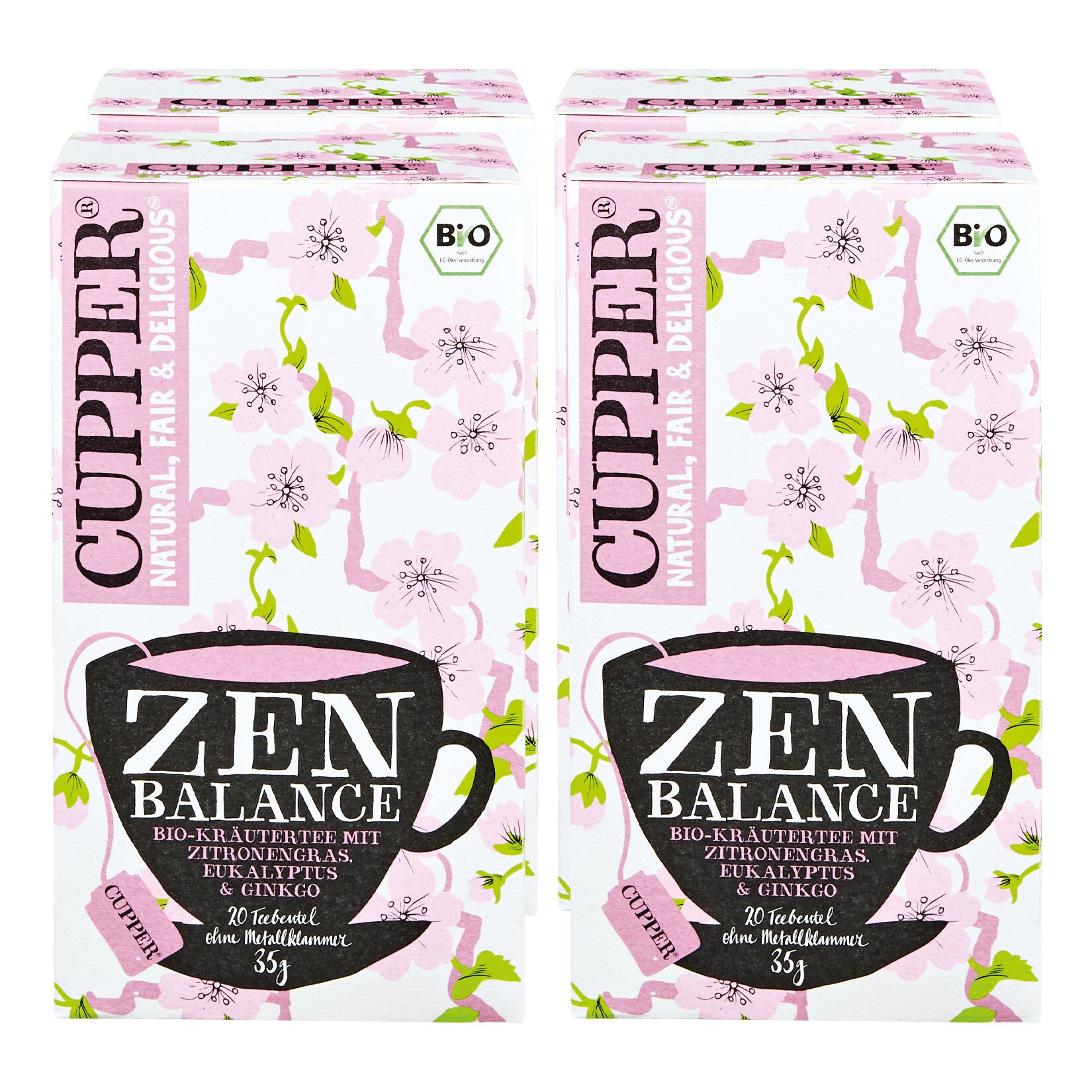 Cupper Tee Balance 35 g, 4er Pack - Bild 1