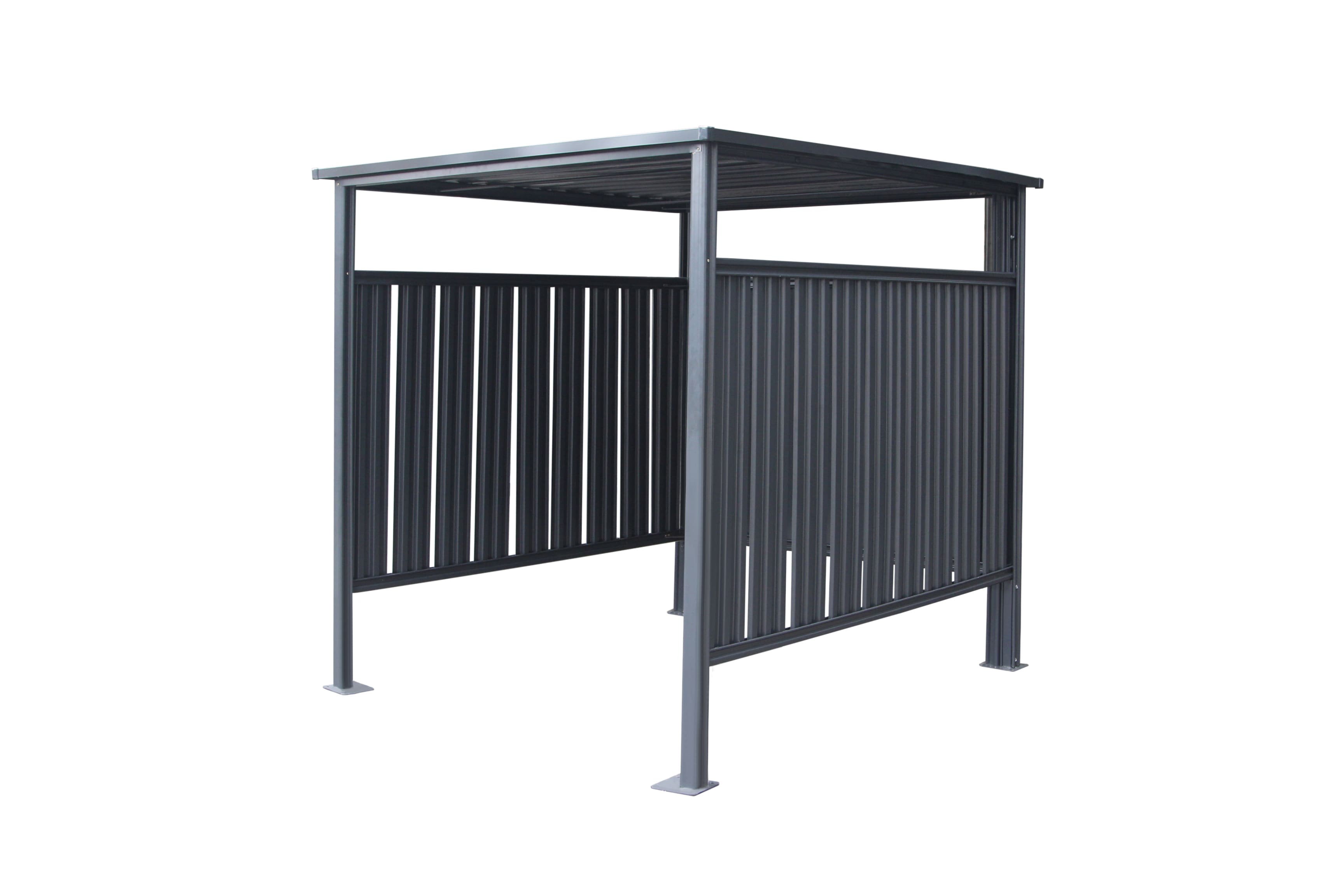 Westmann Fahrrad- und Raucherunterstand anthrazit 180x200 cm - Bild 1