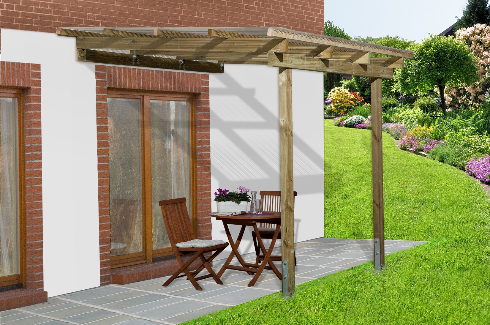 Weka Terrassenüberdachung 671 -versch. Ausführungen | 04004581277918