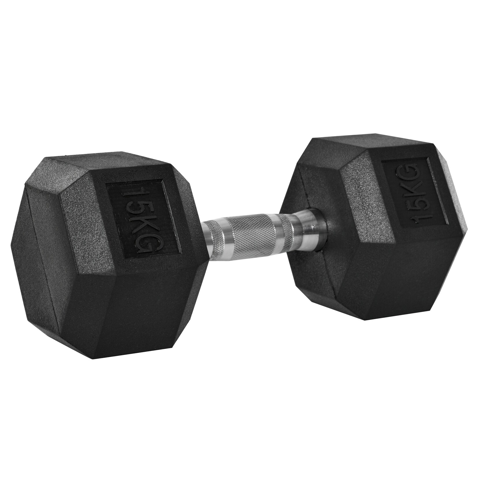 HOMCOM Gummi-Hantel Metall, Gummi