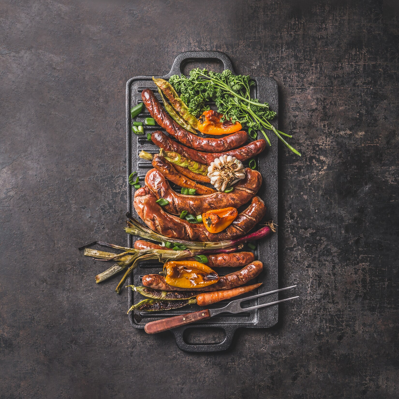 Grillplatte 2in1