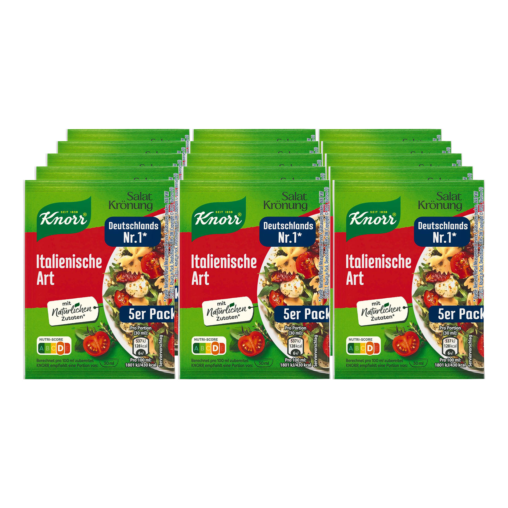 Knorr Salatkr&ouml;nung Italienischer Art, ergibt 5 x 90 ml, 15er Pack - Bild 1