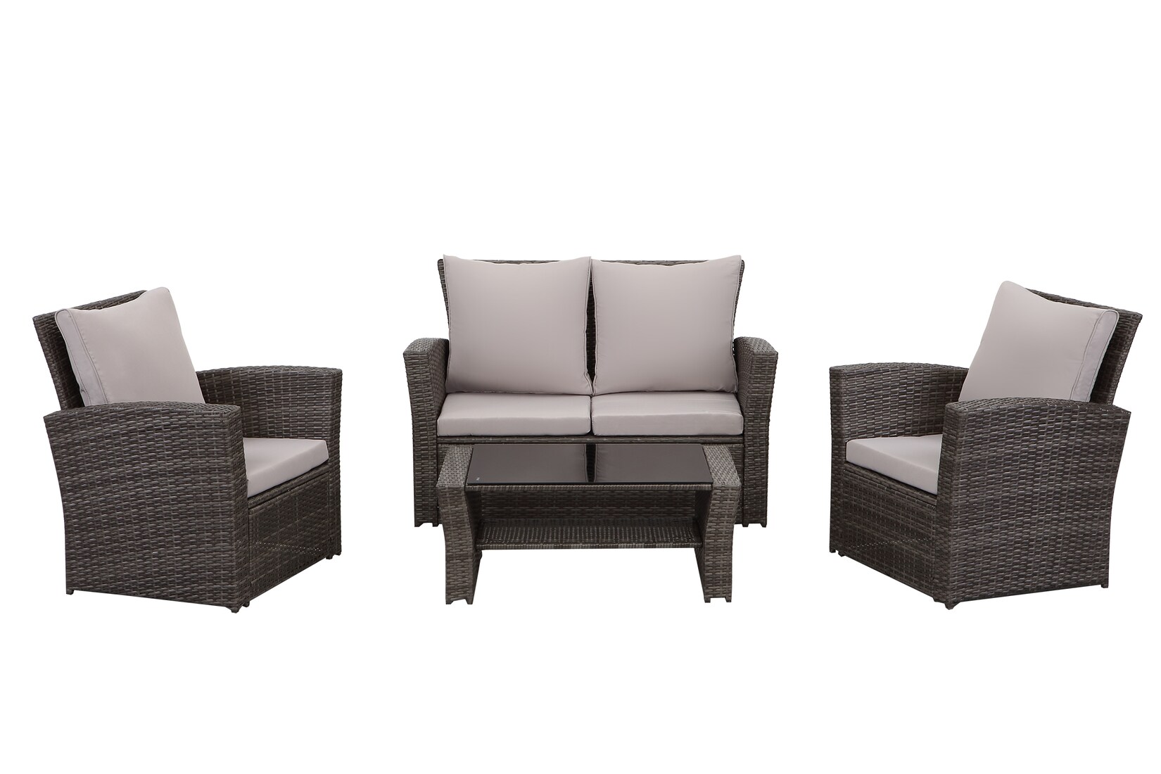 4-Sitzer Lounge Set Polyrattan -versch. Ausführungen | 04260710560249