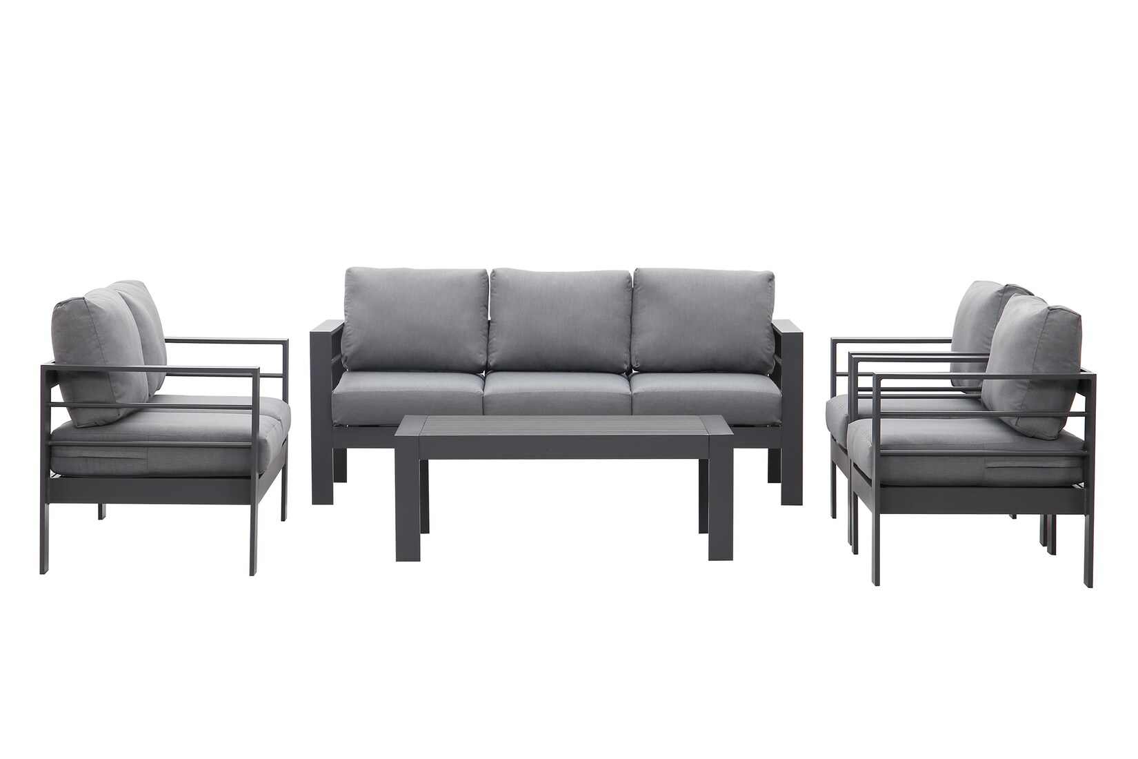 7-Sitzer Lounge-Set aus Polyrattan -versch. Ausführungen