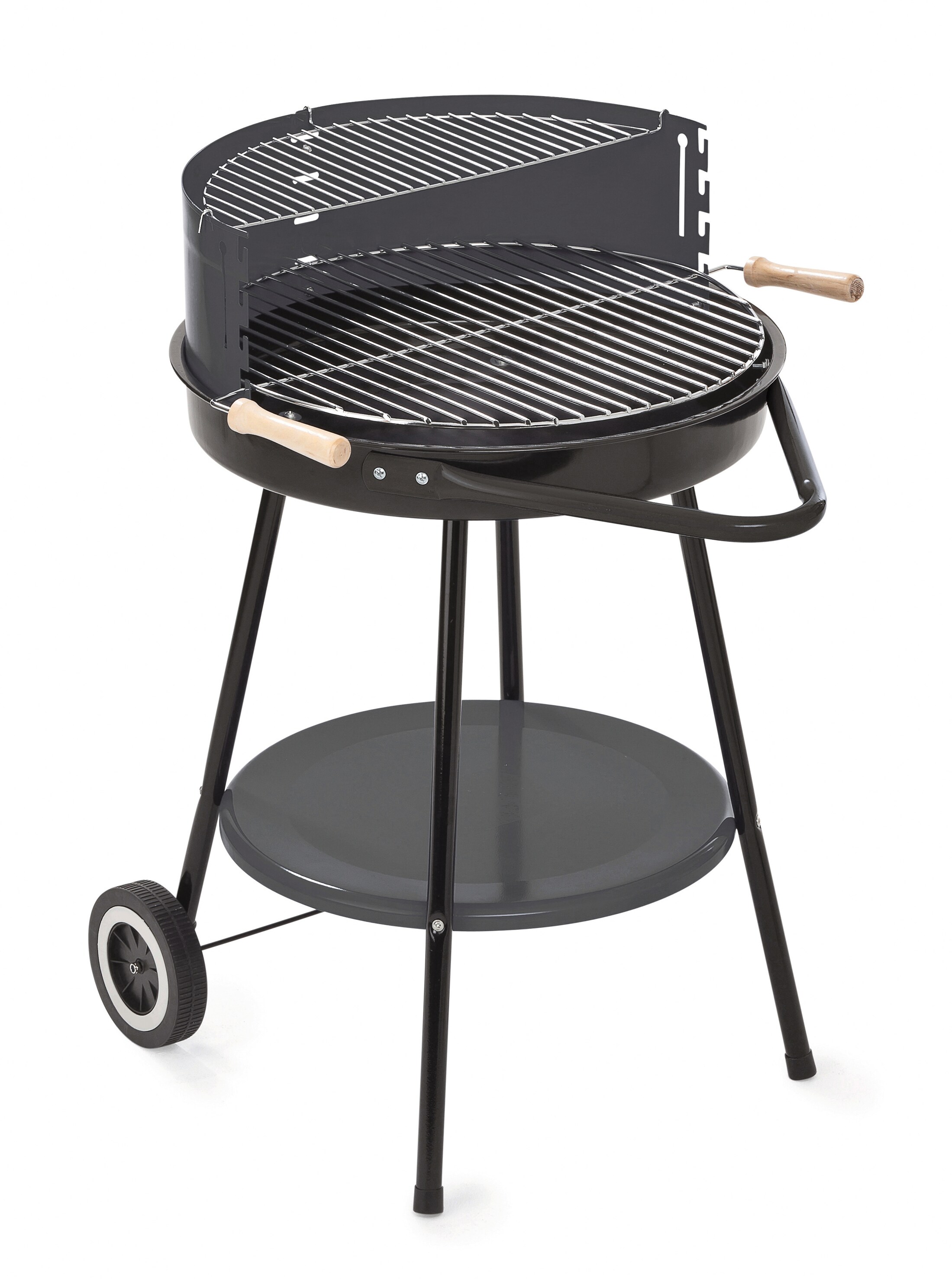 Grillchef Holzkohlegrill 74602 Corso rund 68cm schwarz - Bild 1