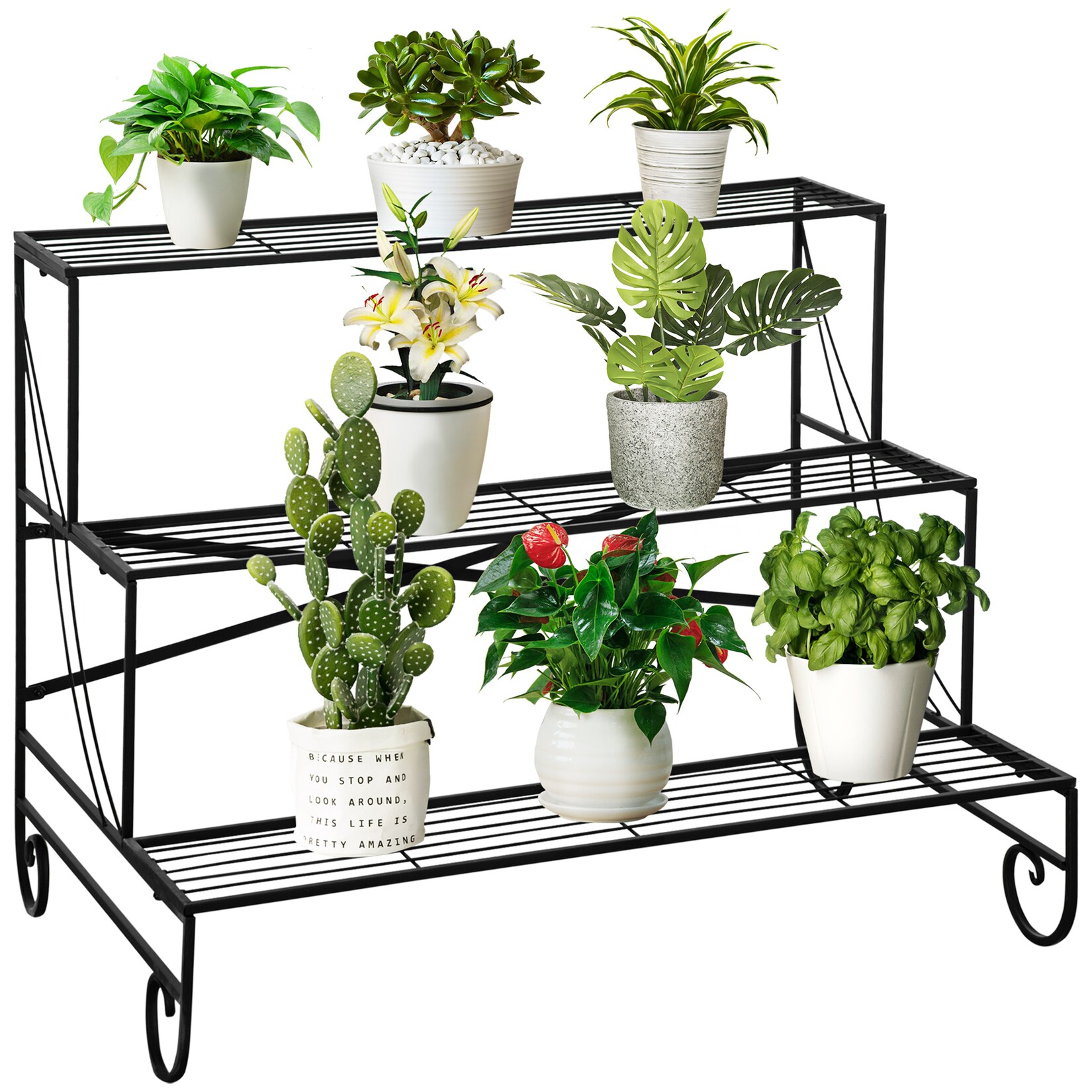 Outsunny Blumenregal Metall | 04251774947299