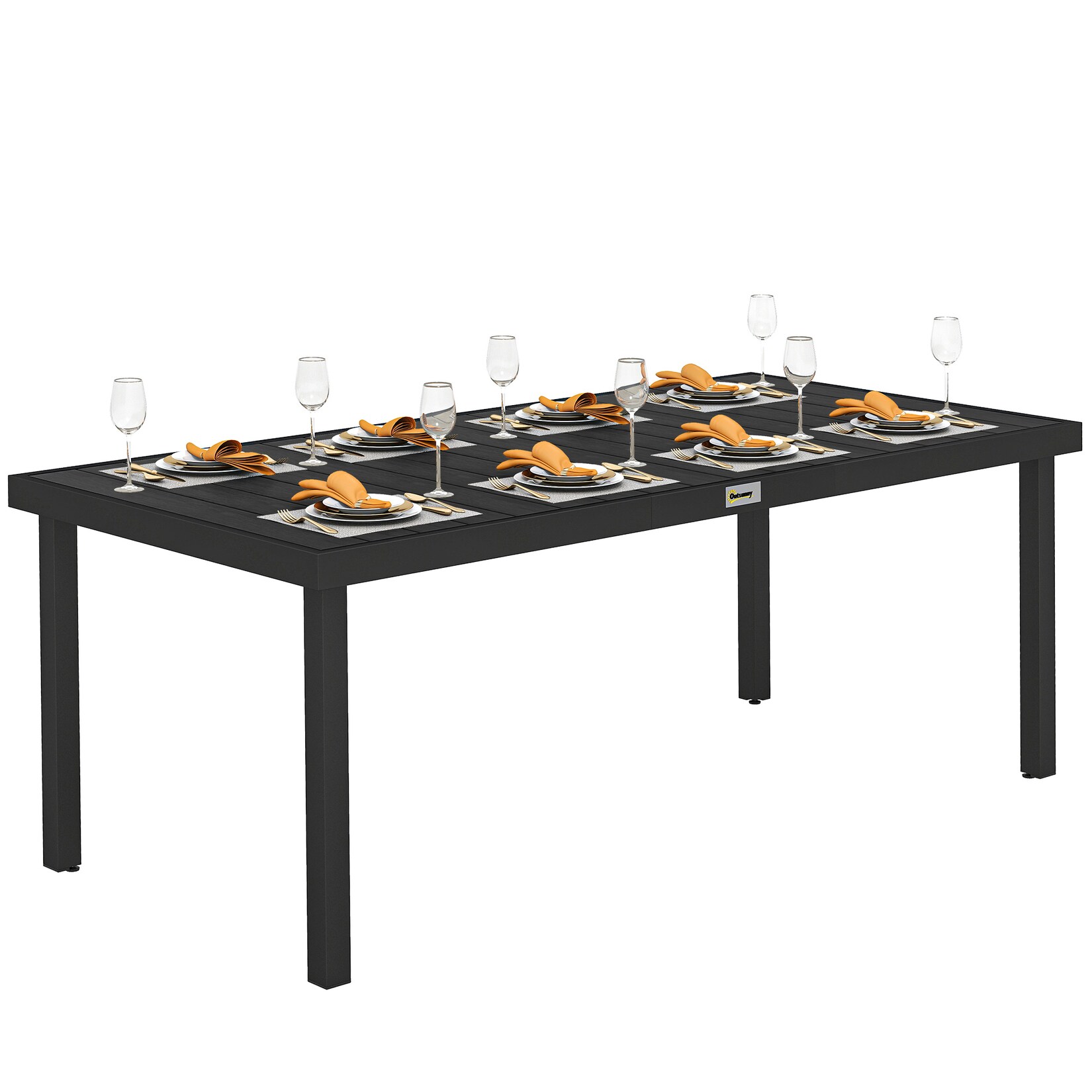 Gartentisch Aluminium, Kunststoff