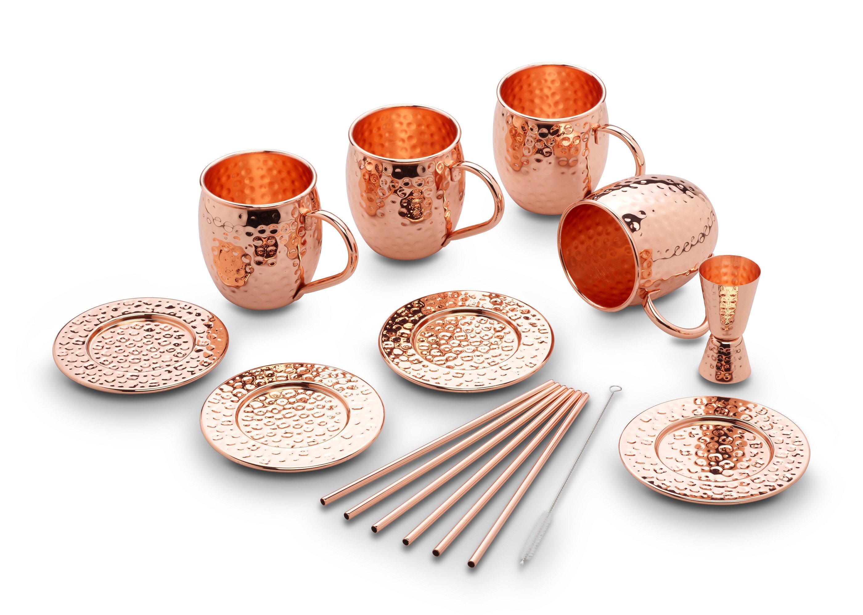 Echtwerk Moscow&nbsp;Mule Becher Set 13tlg aus Edelstahl - Bild 1
